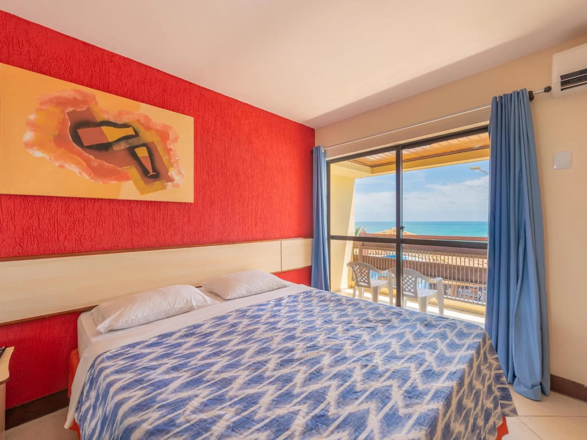 Bed in Happy Hotel Praia Azul