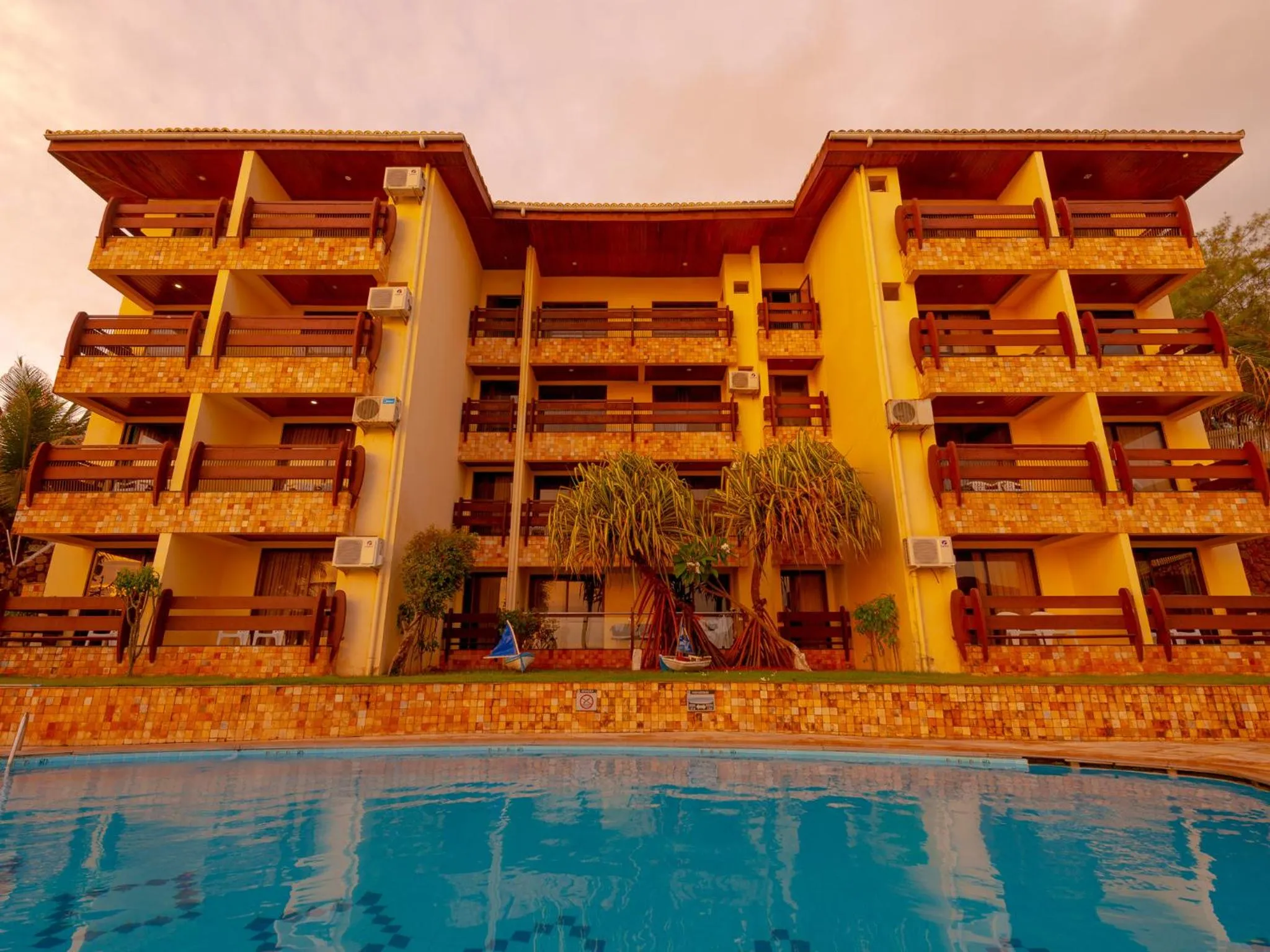 Property building in Happy Hotel Praia Azul