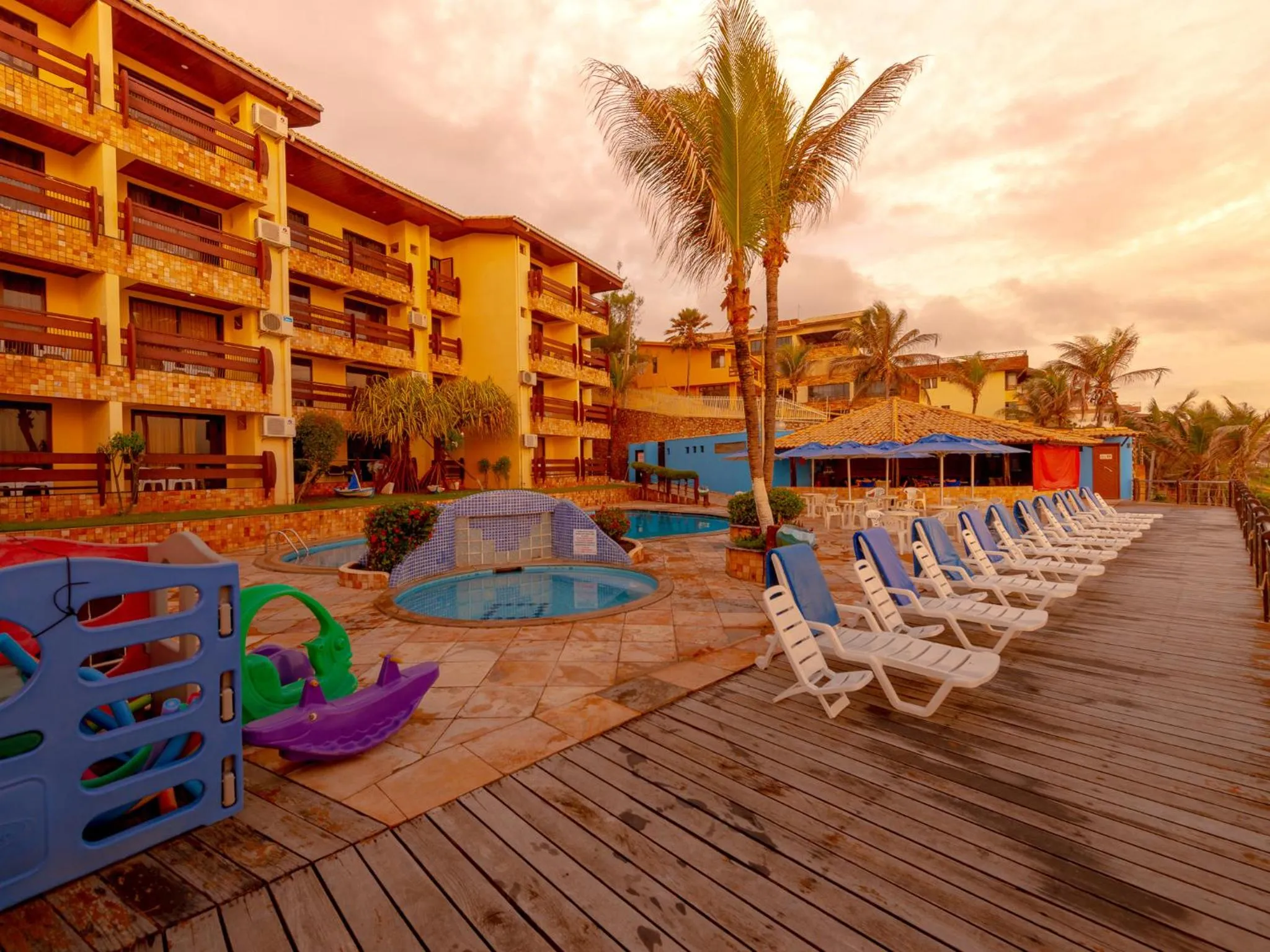 Property building in Happy Hotel Praia Azul