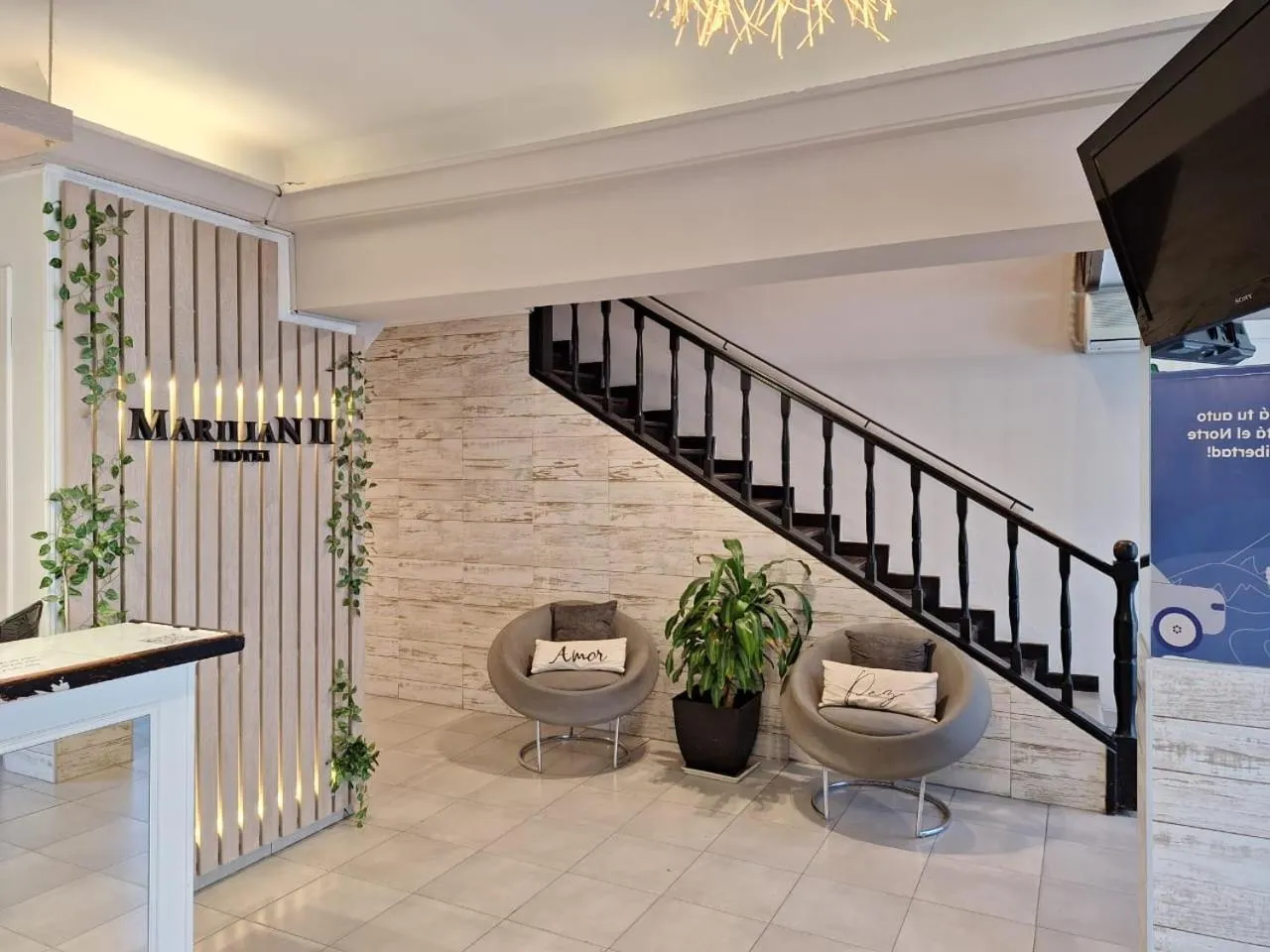 Lobby or reception in Hotel Marilian II