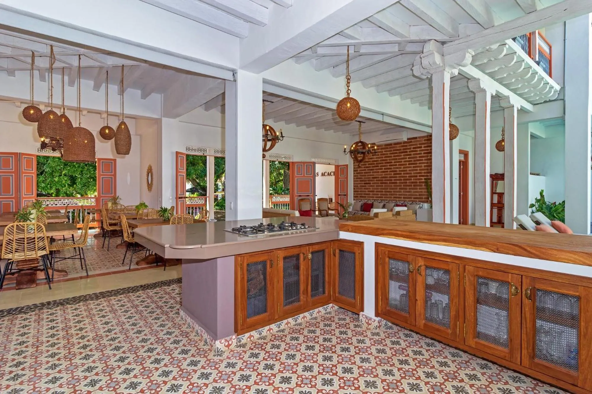 Seating area in Hotel Fundadores en Cauca Viejo Fundadores