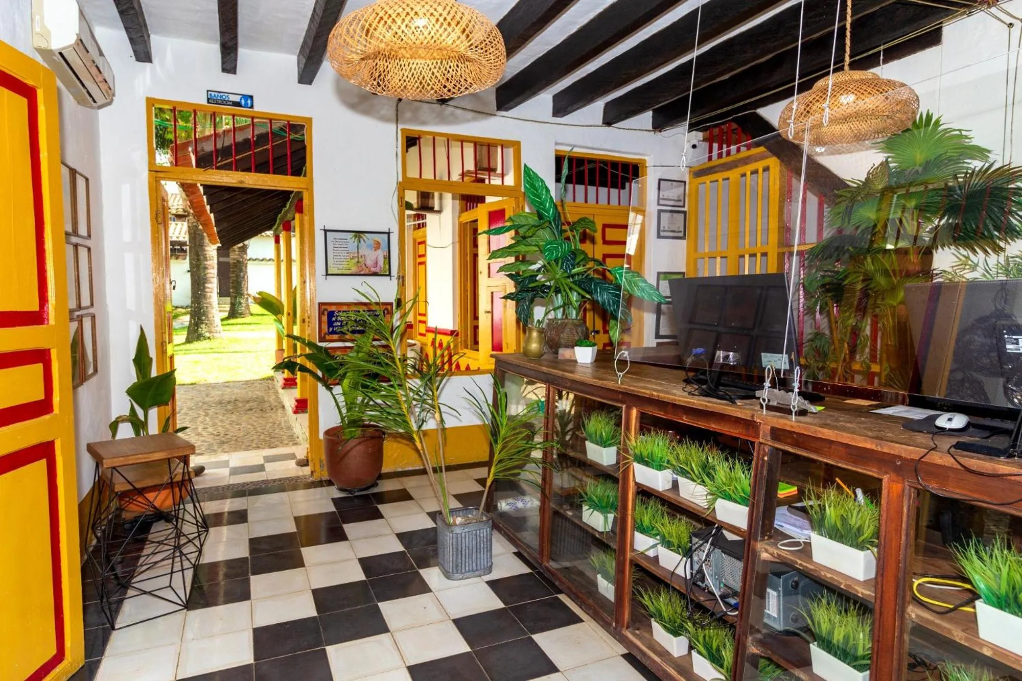 Garden view in Hotel Fundadores en Cauca Viejo Fundadores