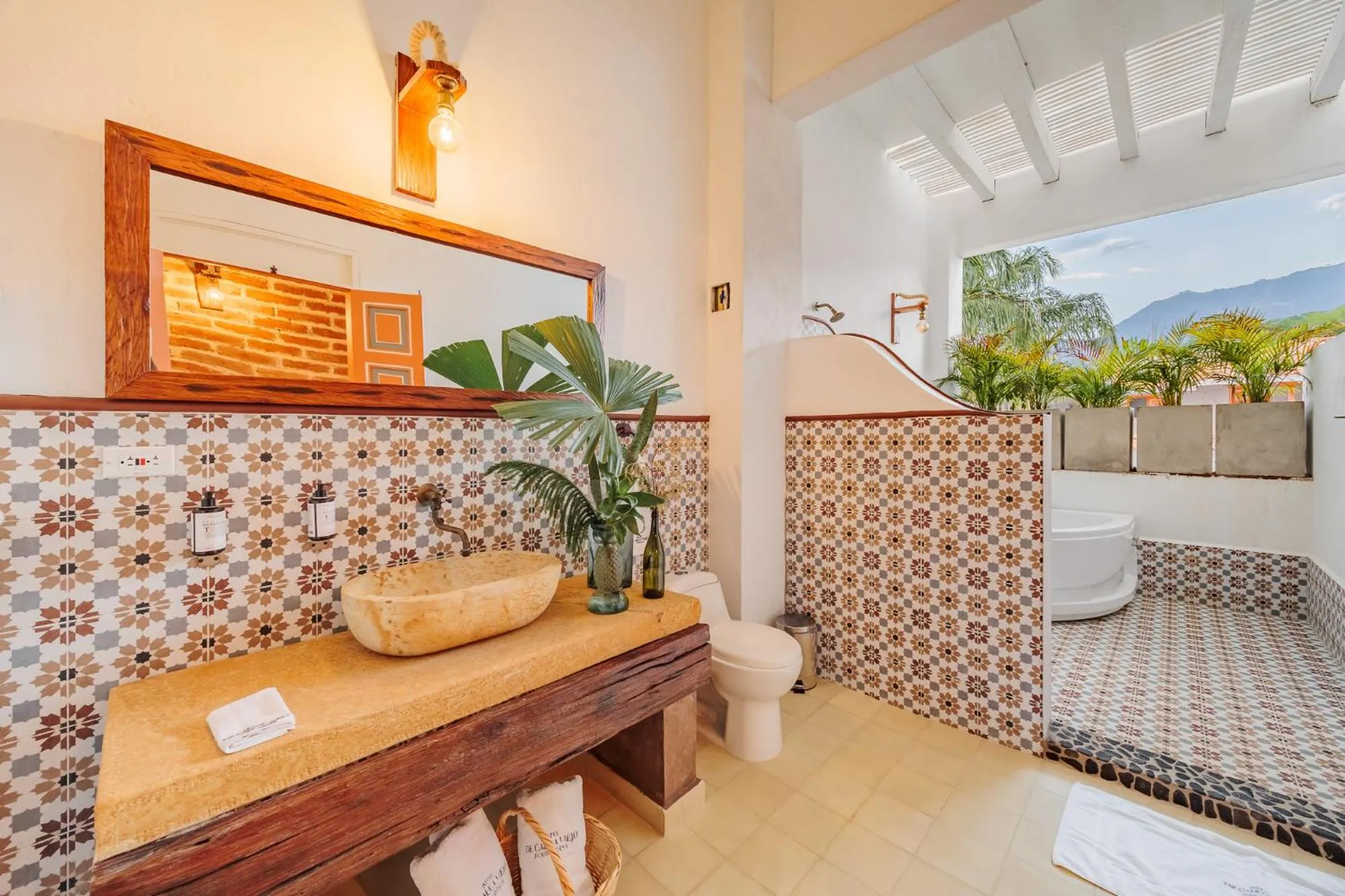 Bathroom in Hotel Fundadores en Cauca Viejo Fundadores