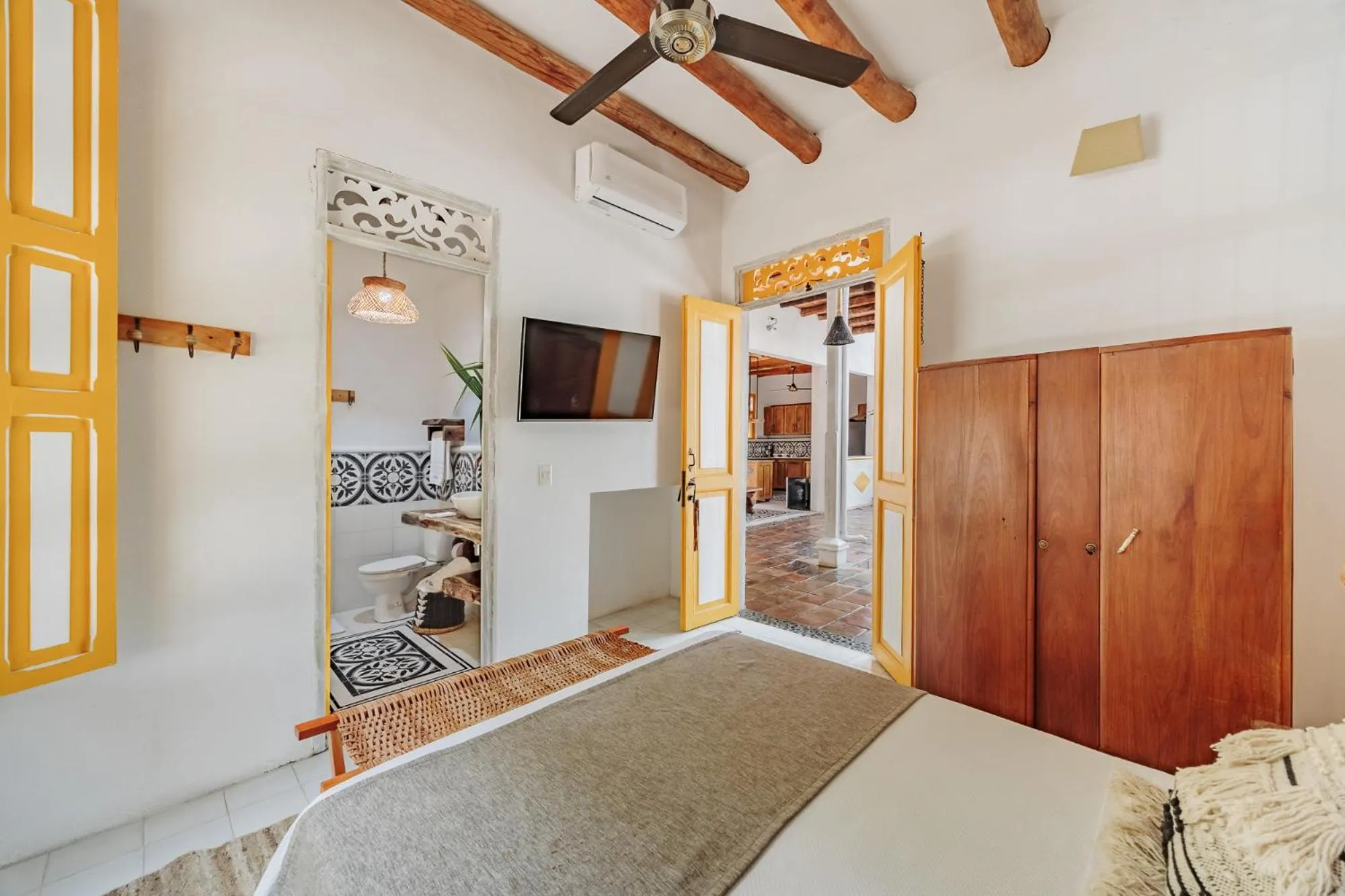 Bedroom, Bed in Hotel Fundadores en Cauca Viejo Fundadores