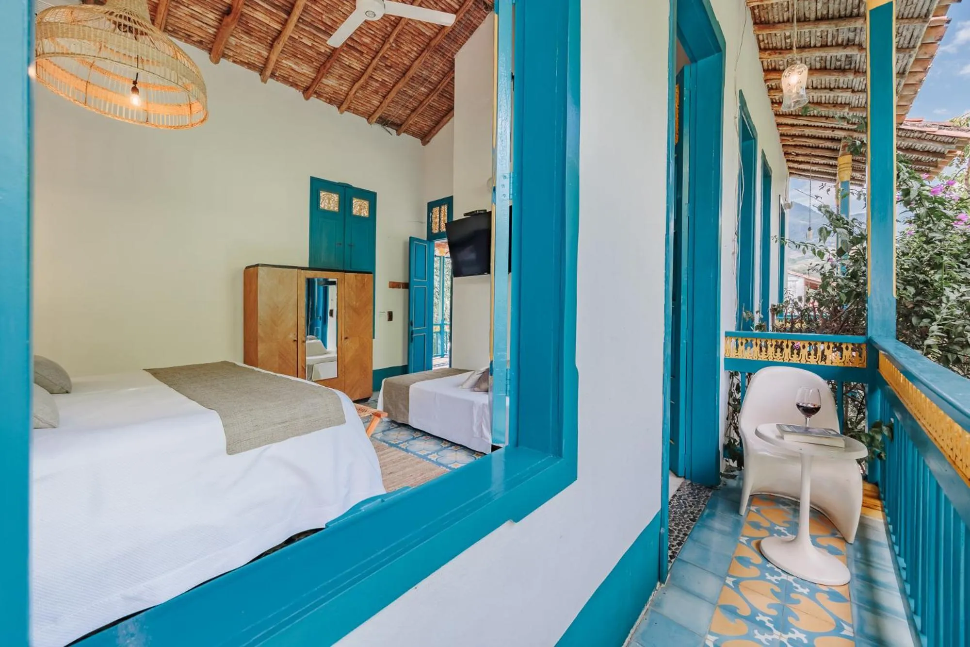 Bed in Hotel Fundadores en Cauca Viejo Fundadores