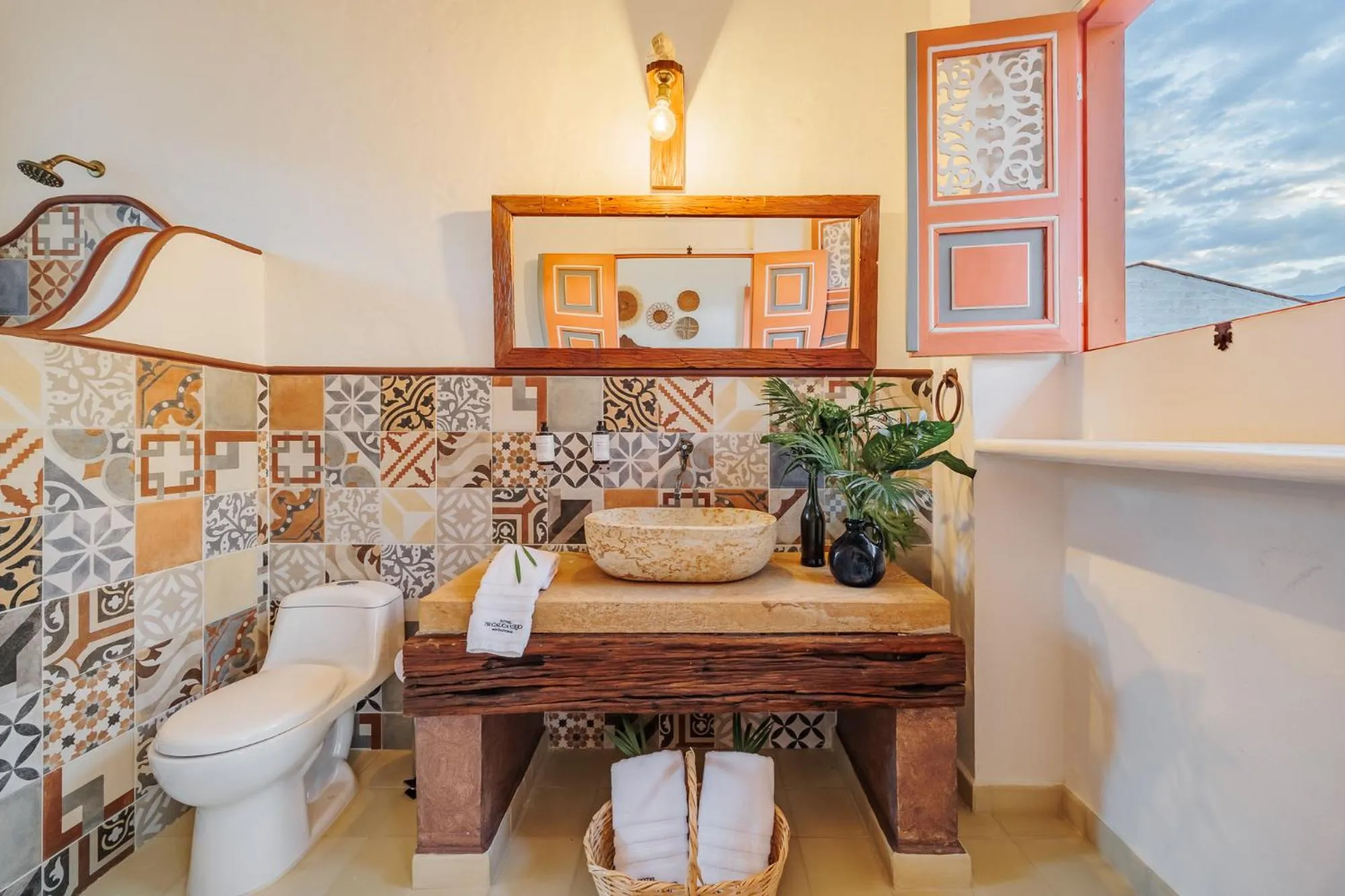 Bathroom in Hotel Fundadores en Cauca Viejo Fundadores