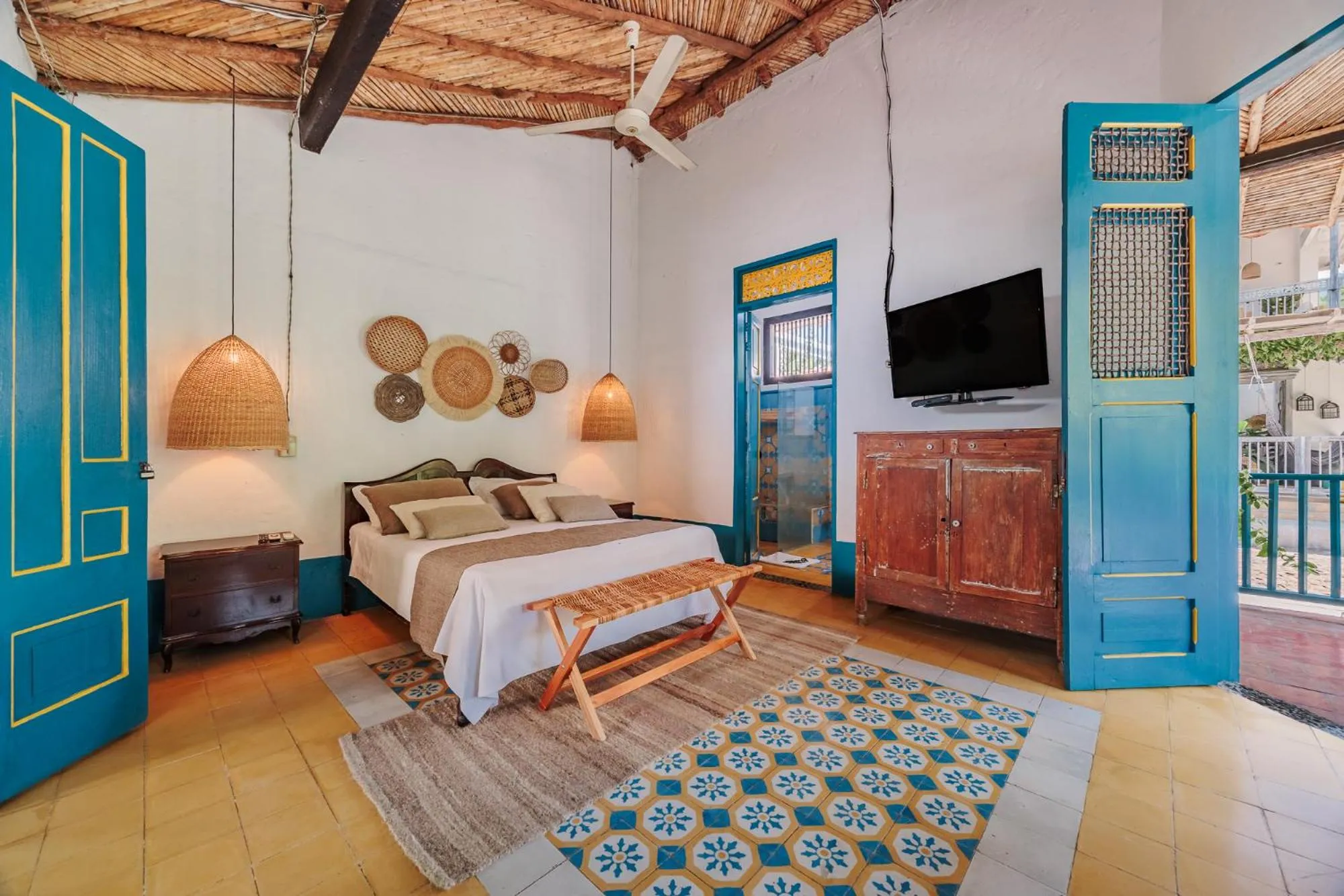 Bedroom, Bed in Hotel Fundadores en Cauca Viejo Fundadores