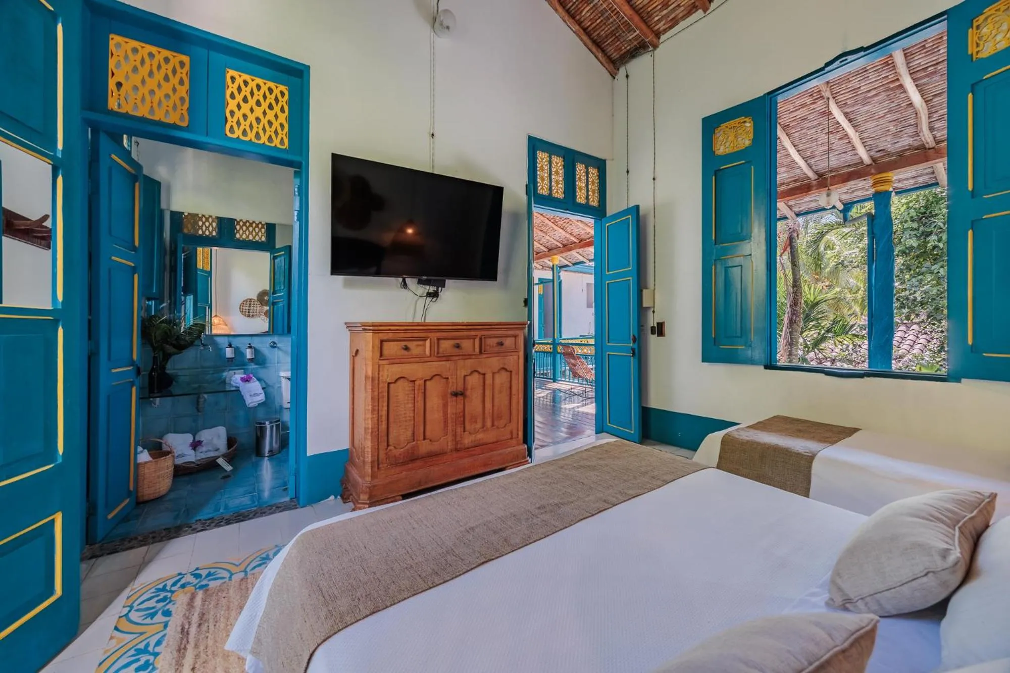 Bed in Hotel Fundadores en Cauca Viejo Fundadores