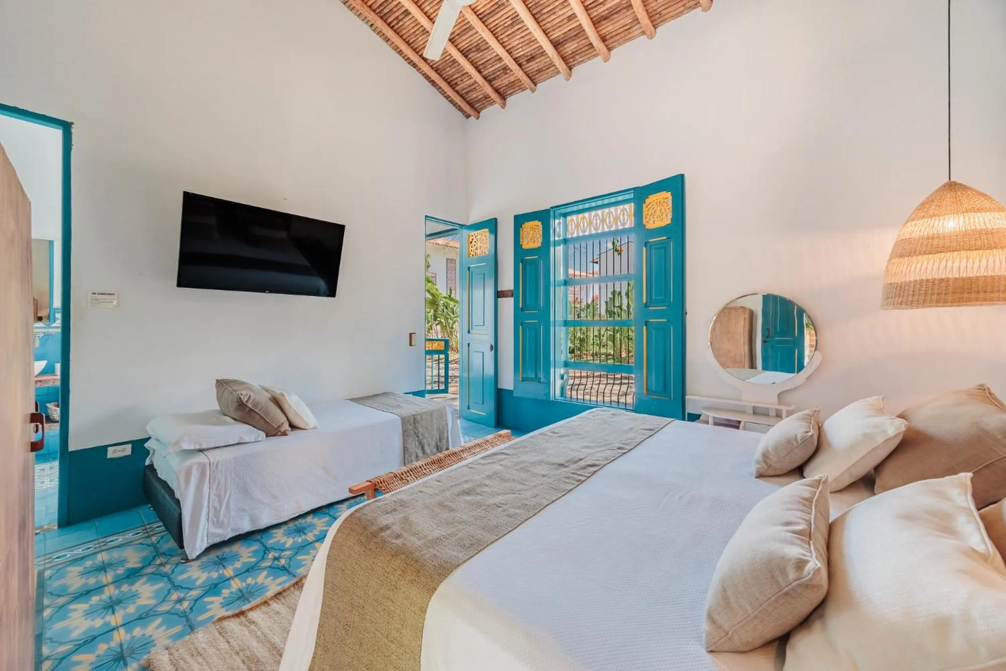 Bed in Hotel Fundadores en Cauca Viejo Fundadores