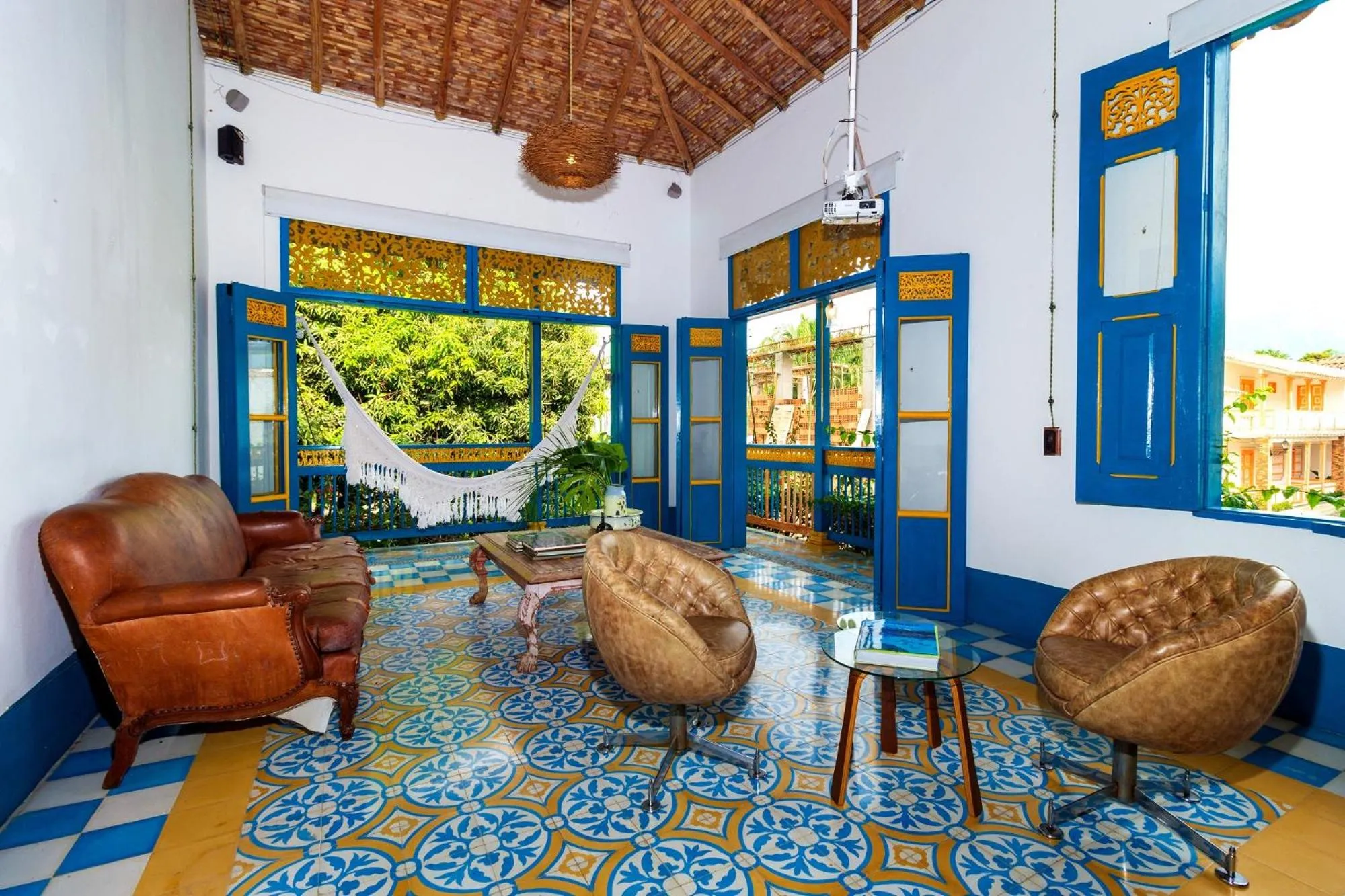 Seating area in Hotel Fundadores en Cauca Viejo Fundadores