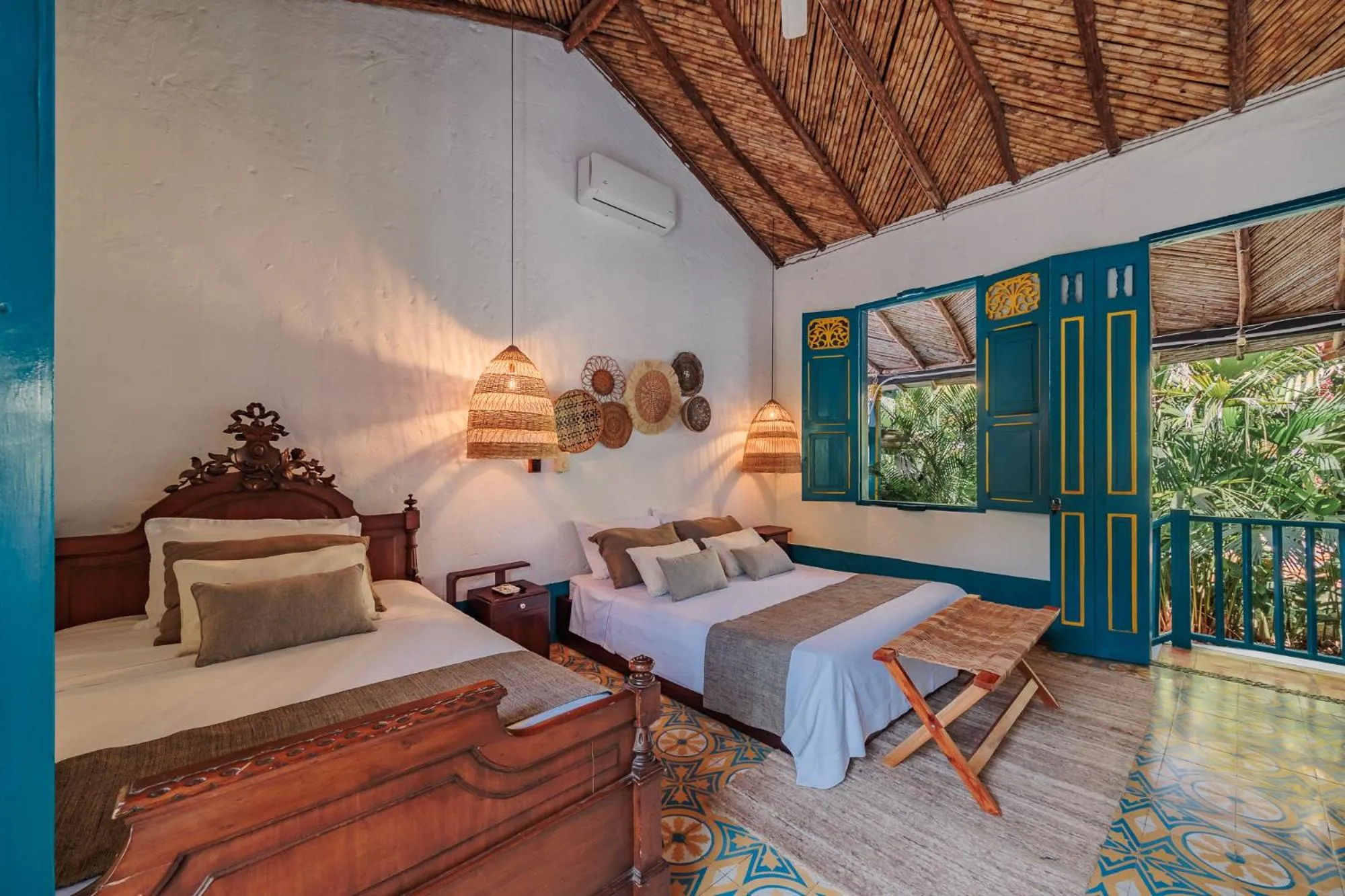 Bedroom, Bed in Hotel Fundadores en Cauca Viejo Fundadores