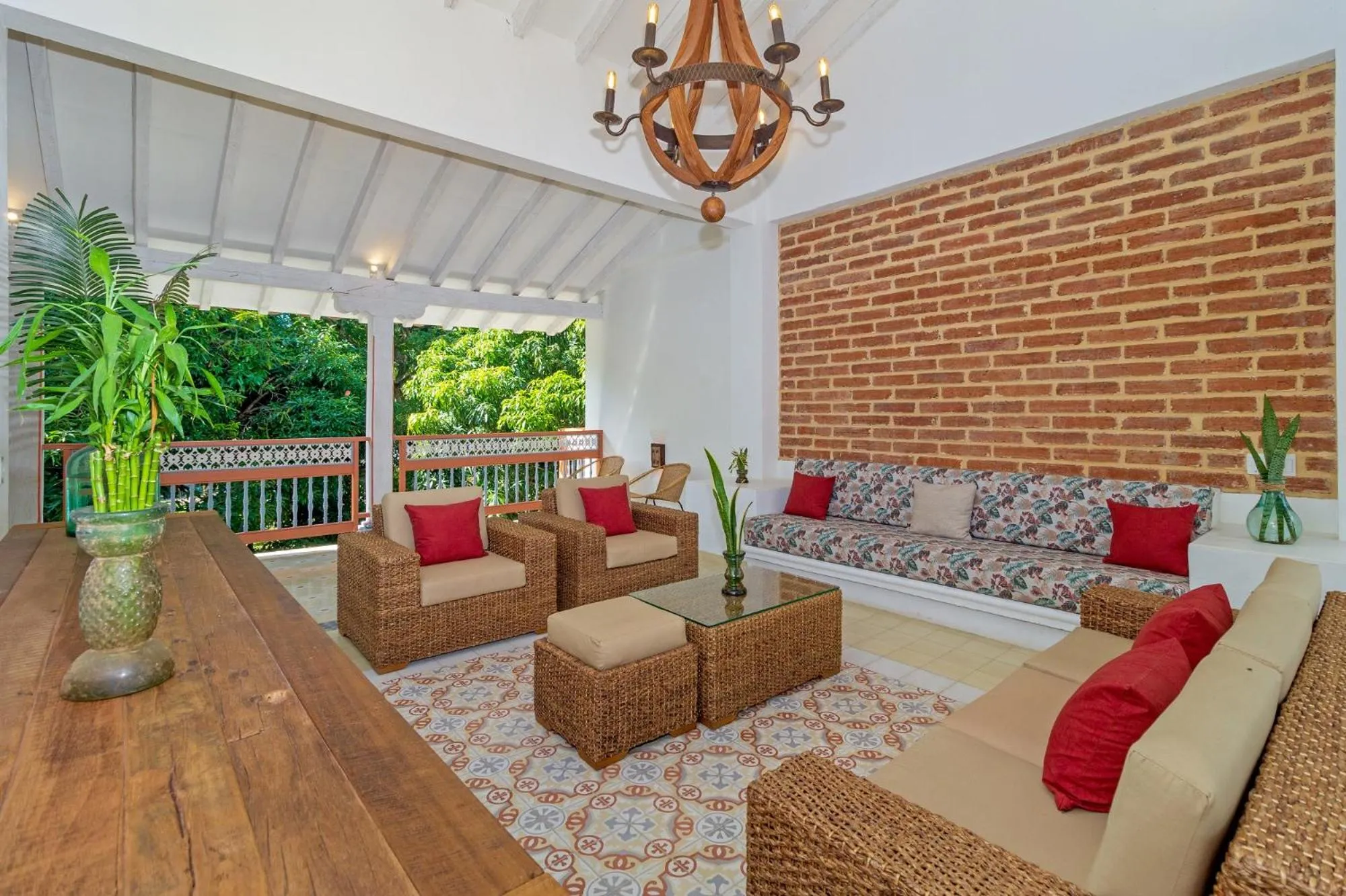 Seating area in Hotel Fundadores en Cauca Viejo Fundadores