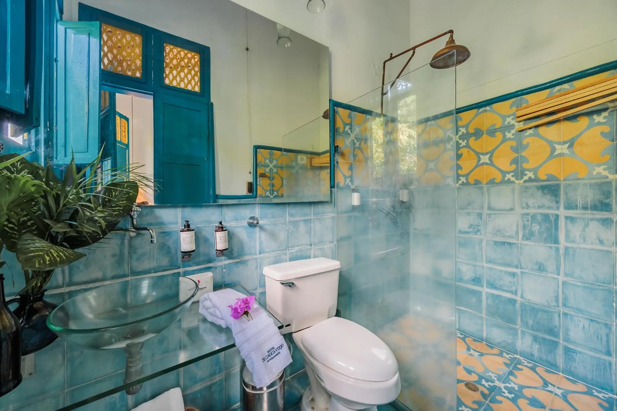 Bathroom in Hotel Fundadores en Cauca Viejo Fundadores