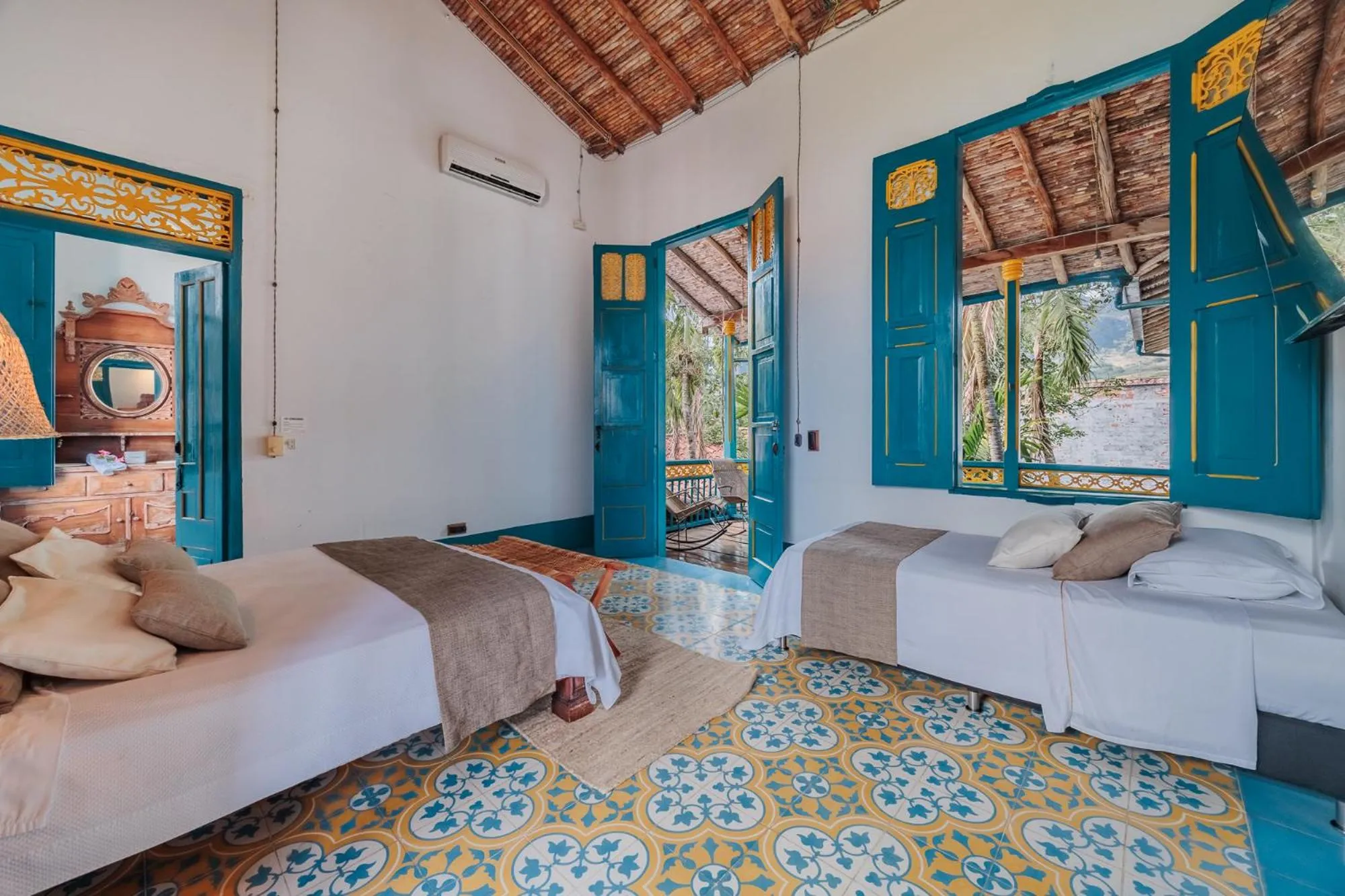 Bed in Hotel Fundadores en Cauca Viejo Fundadores