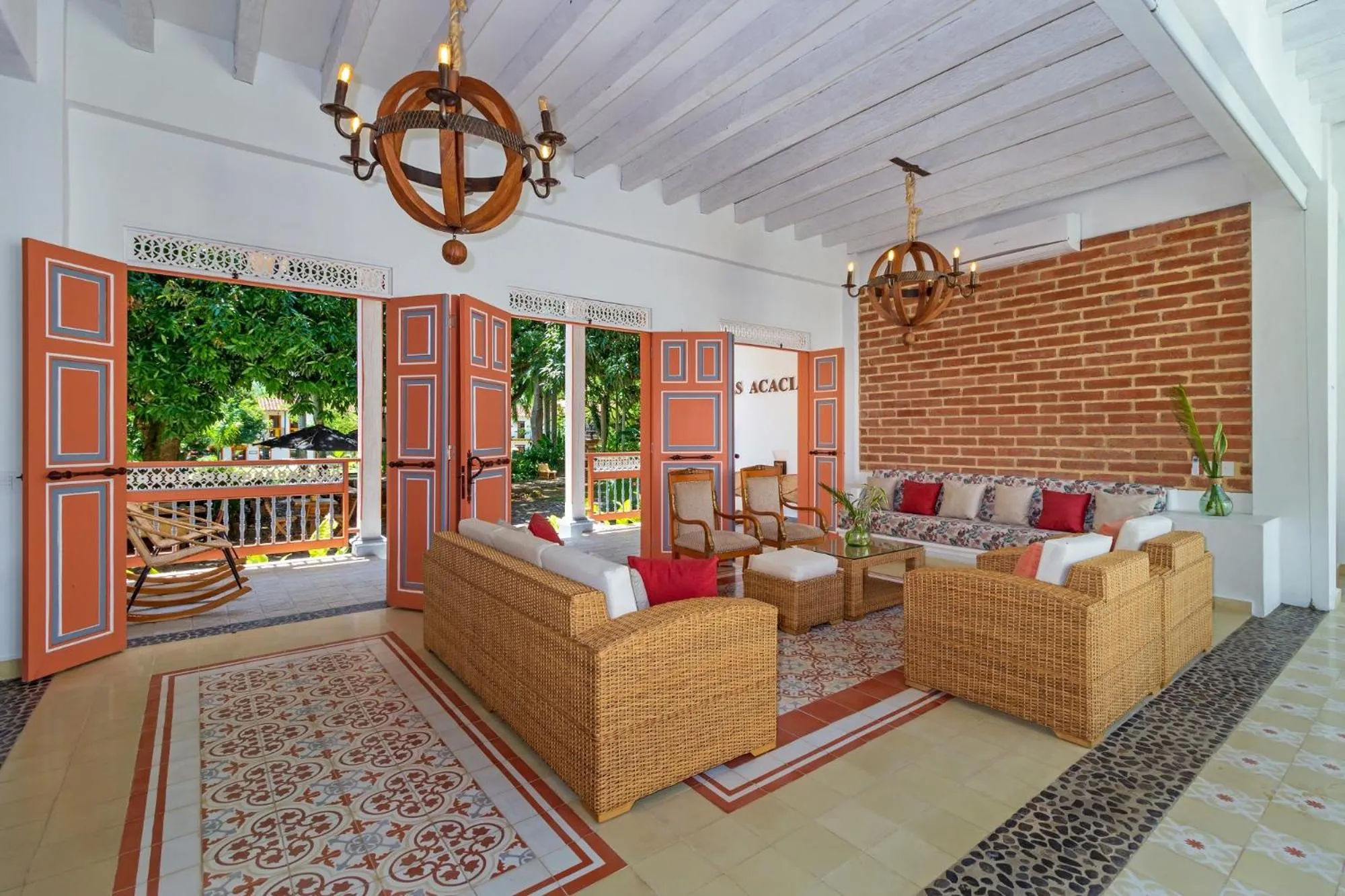 Seating area in Hotel Fundadores en Cauca Viejo Fundadores