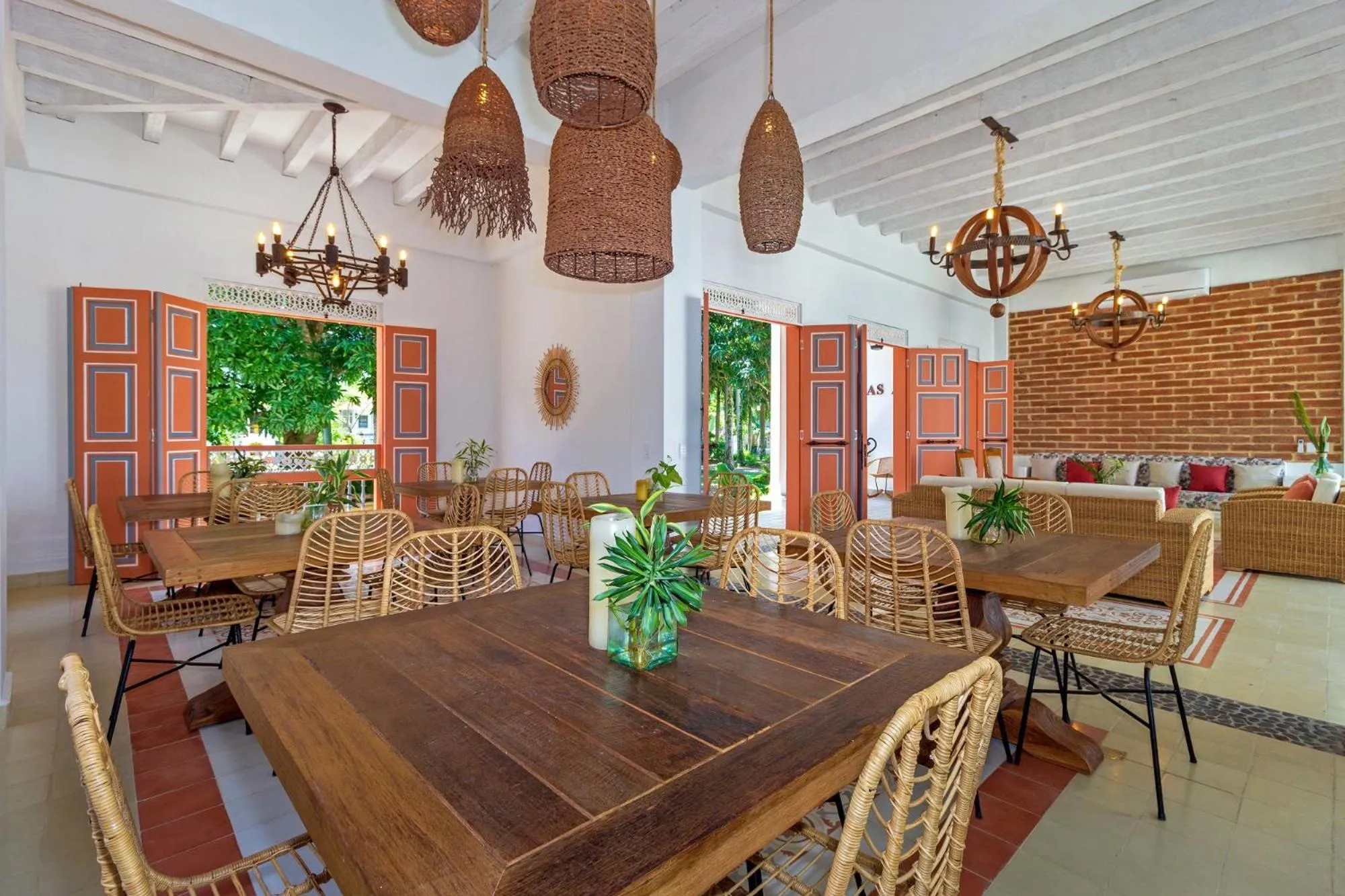 Seating area in Hotel Fundadores en Cauca Viejo Fundadores