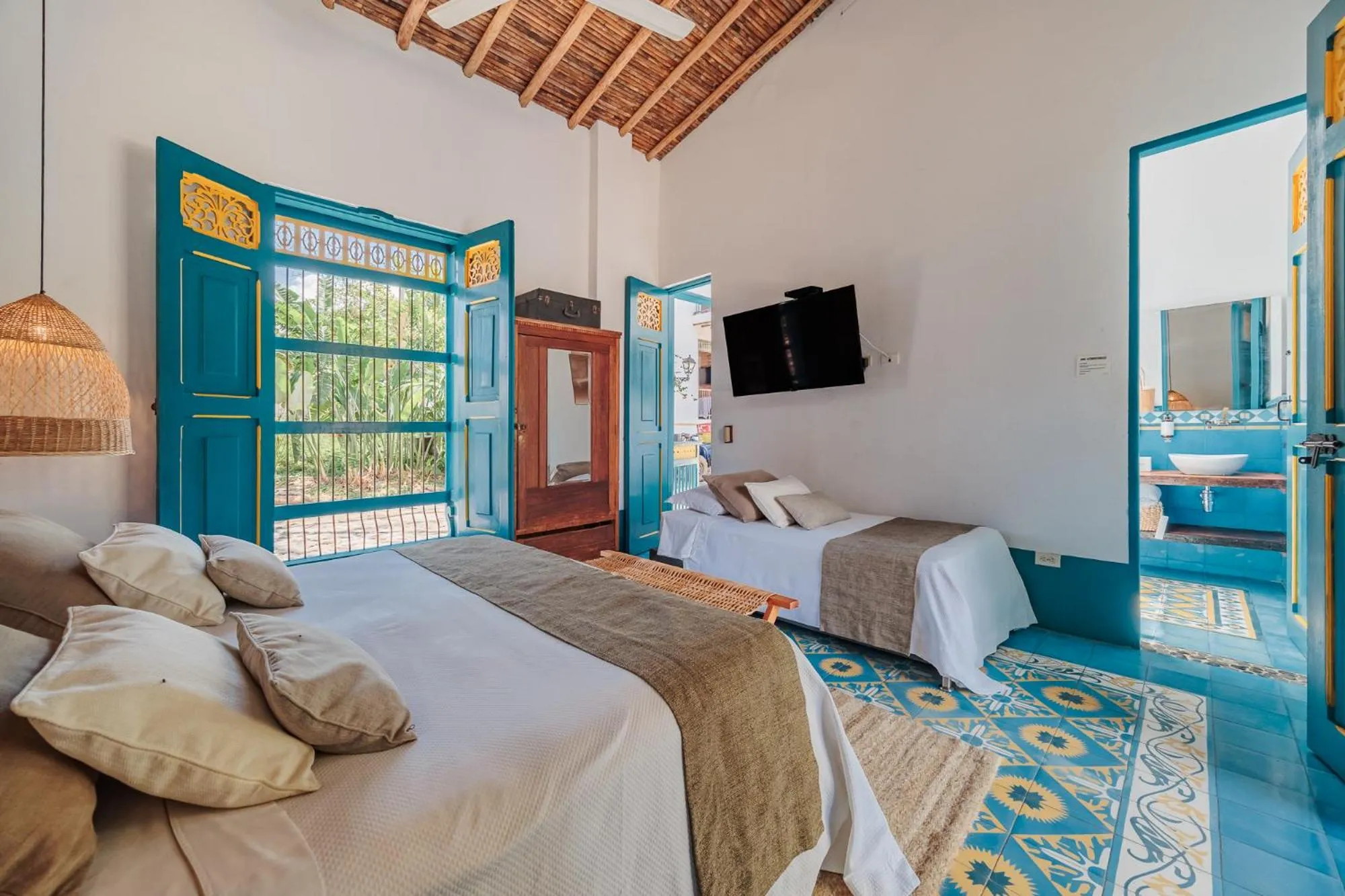 Bed in Hotel Fundadores en Cauca Viejo Fundadores