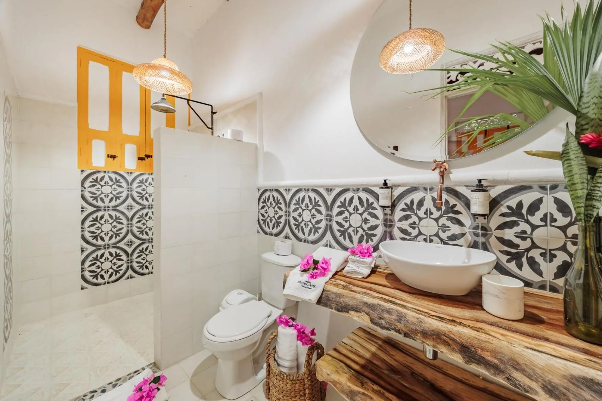 Shower in Hotel Fundadores en Cauca Viejo Fundadores