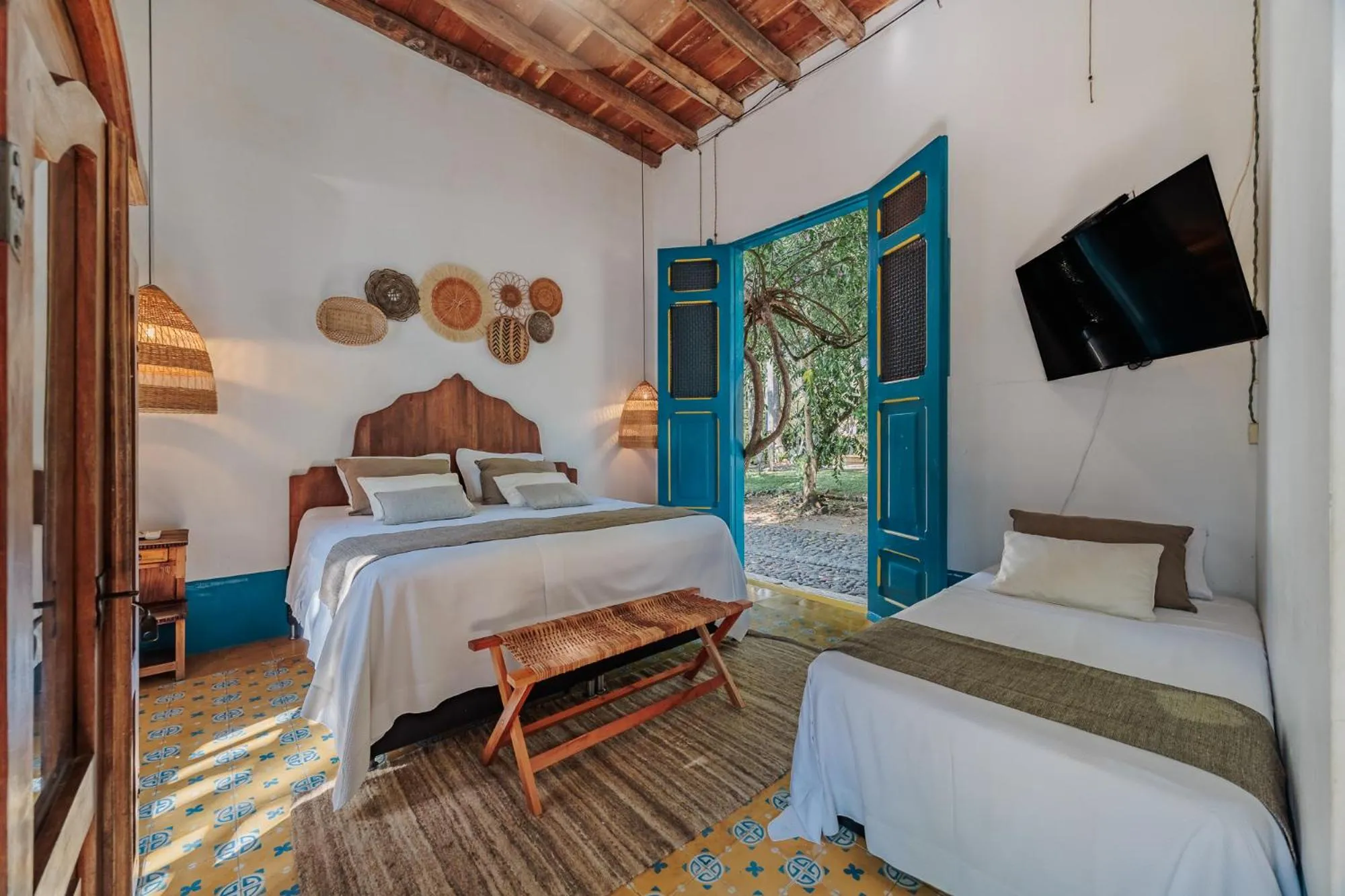 Bed in Hotel Fundadores en Cauca Viejo Fundadores