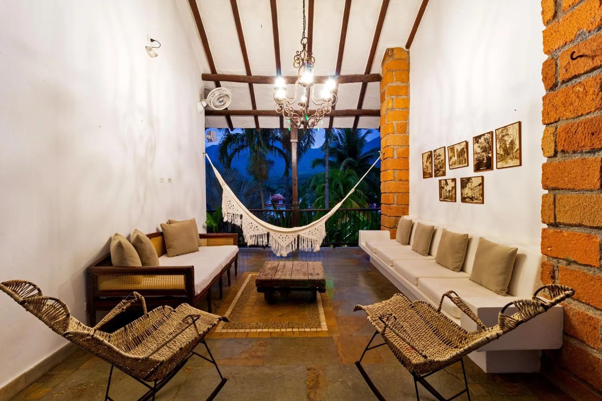 Seating area in Hotel Fundadores en Cauca Viejo Fundadores