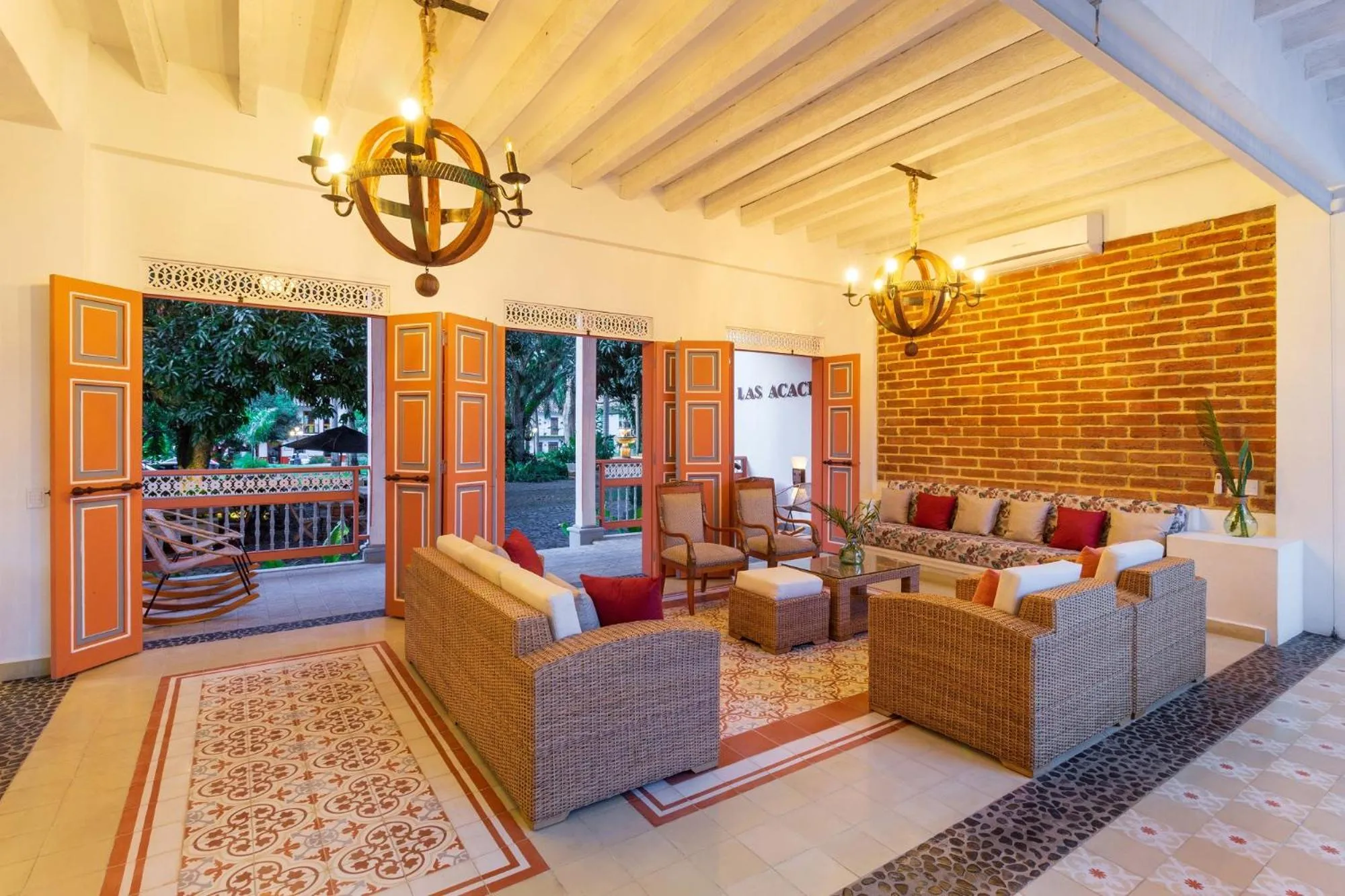 Seating area in Hotel Fundadores en Cauca Viejo Fundadores