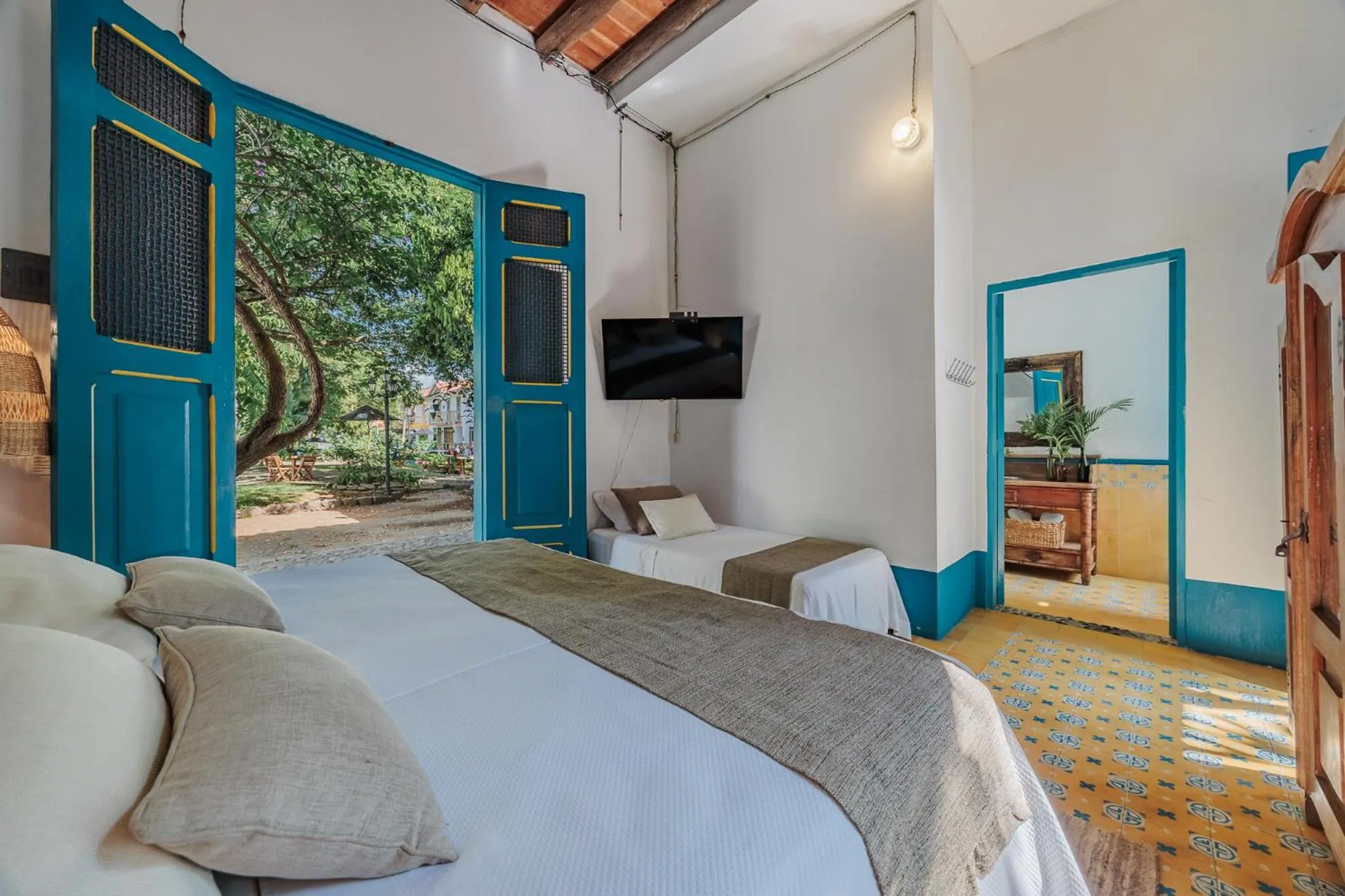 Bed in Hotel Fundadores en Cauca Viejo Fundadores