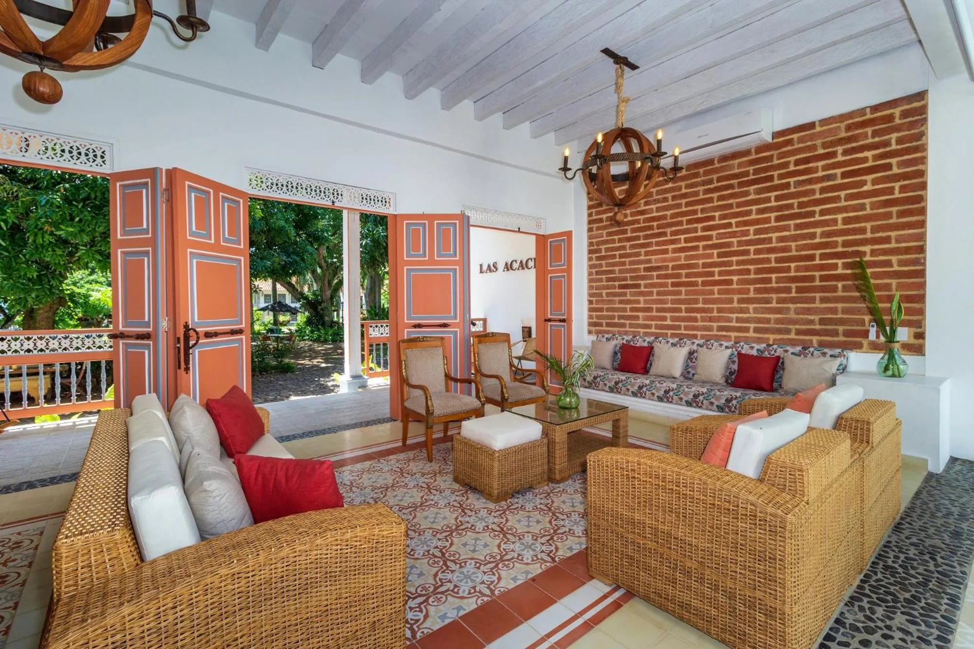 Seating area in Hotel Fundadores en Cauca Viejo Fundadores