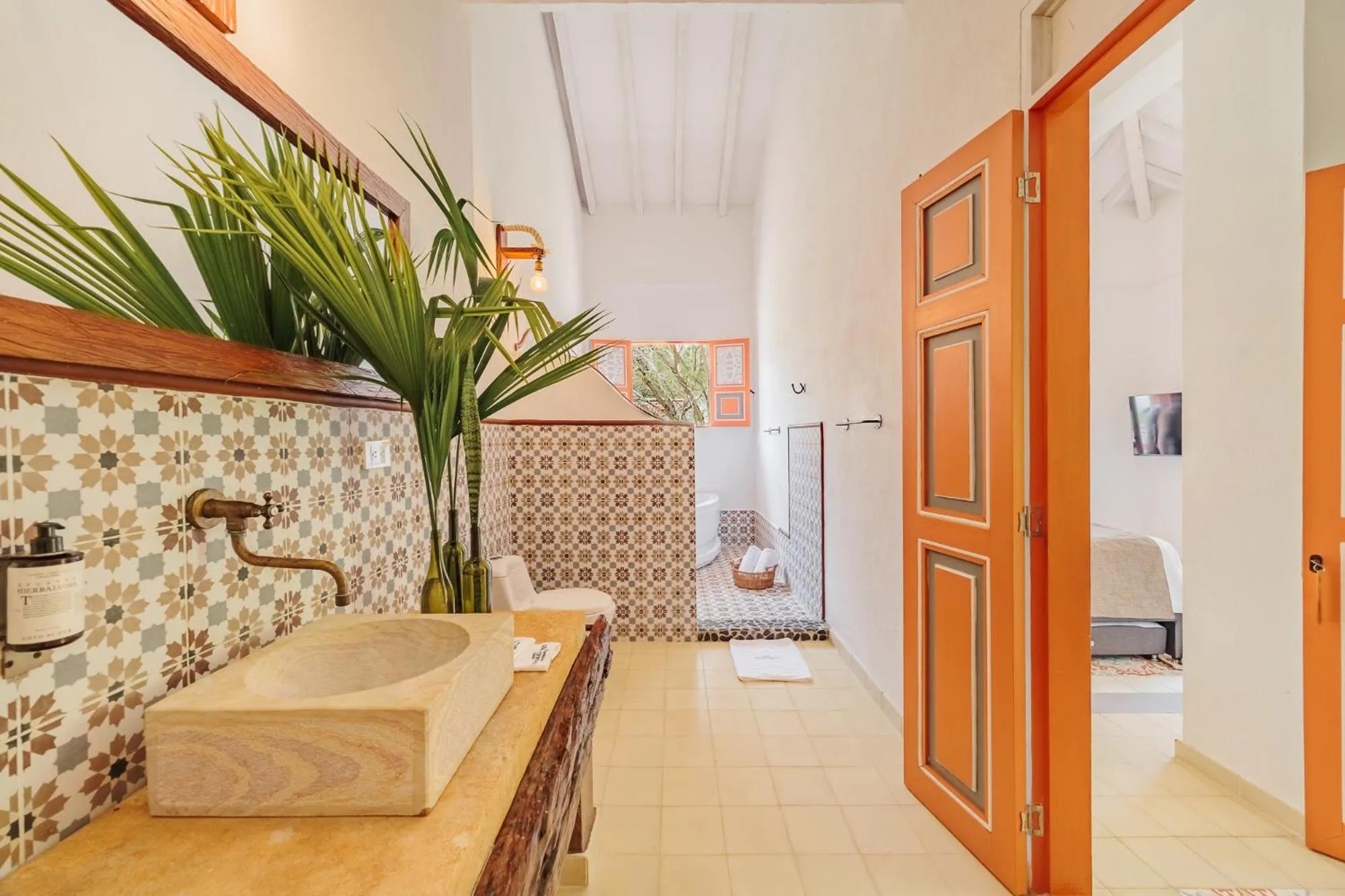 Bathroom in Hotel Fundadores en Cauca Viejo Fundadores