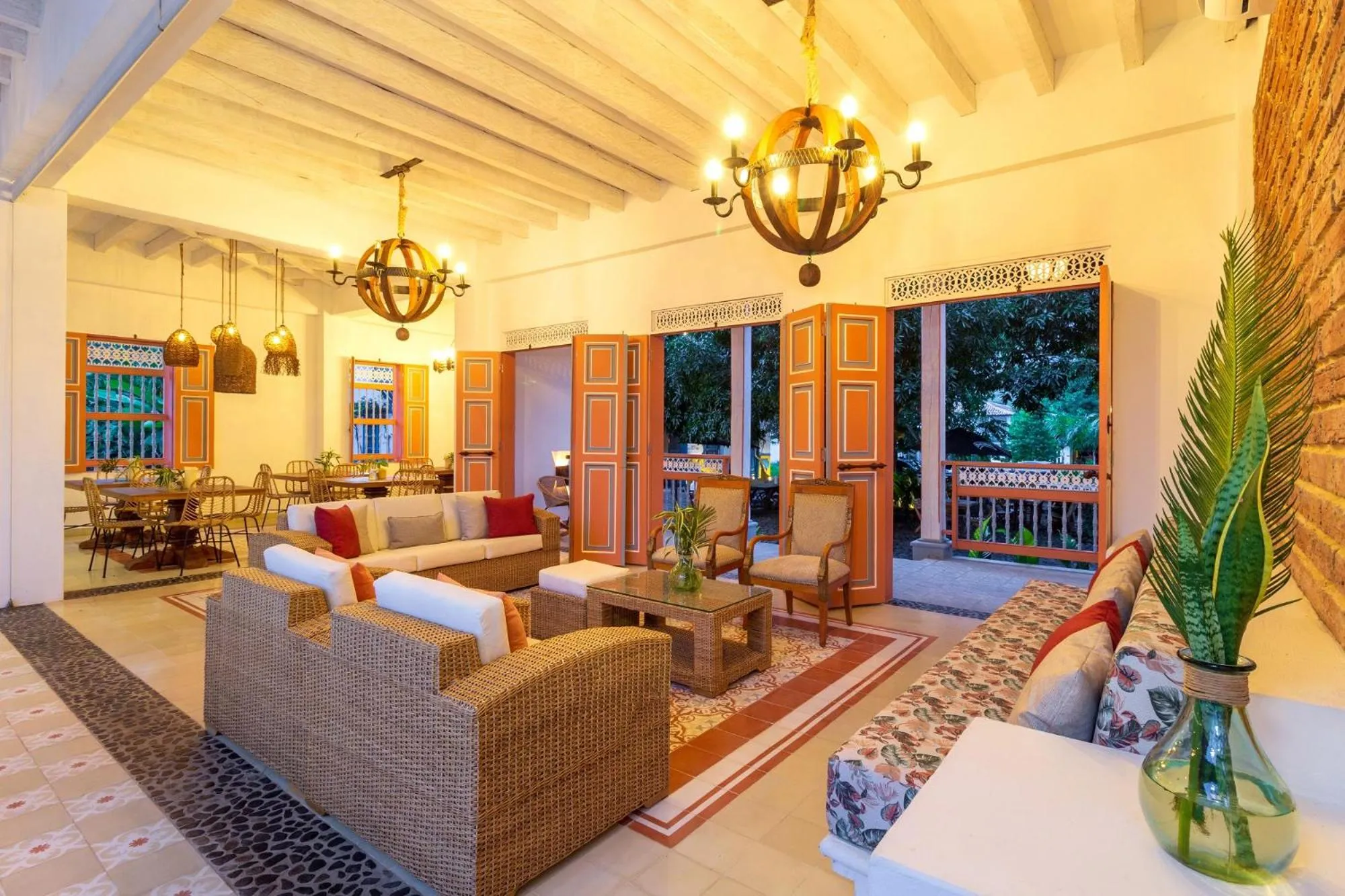 Seating area in Hotel Fundadores en Cauca Viejo Fundadores