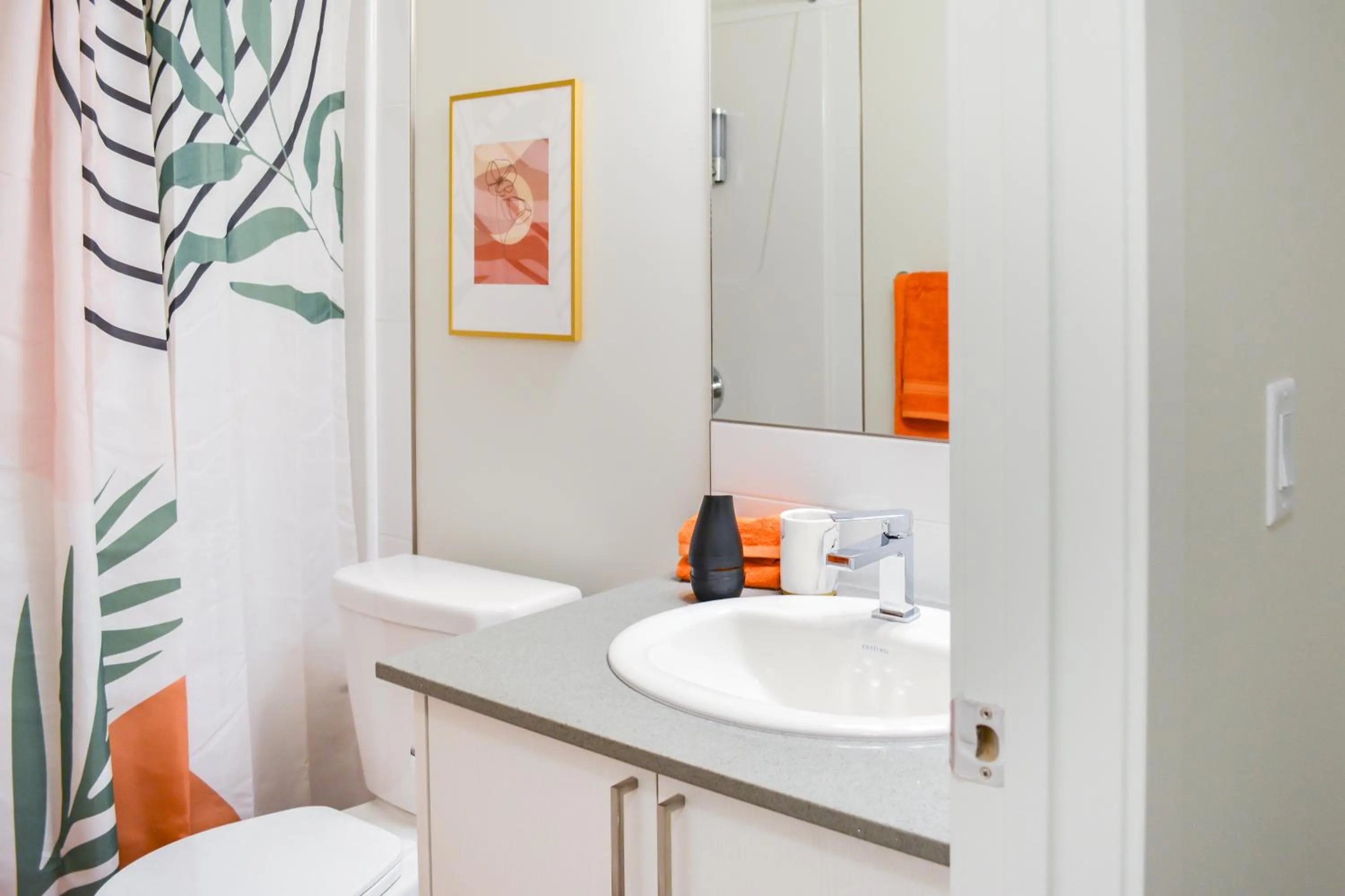 Bathroom in GLOBALSTAY New Apartments in Cranbrook Free street parking