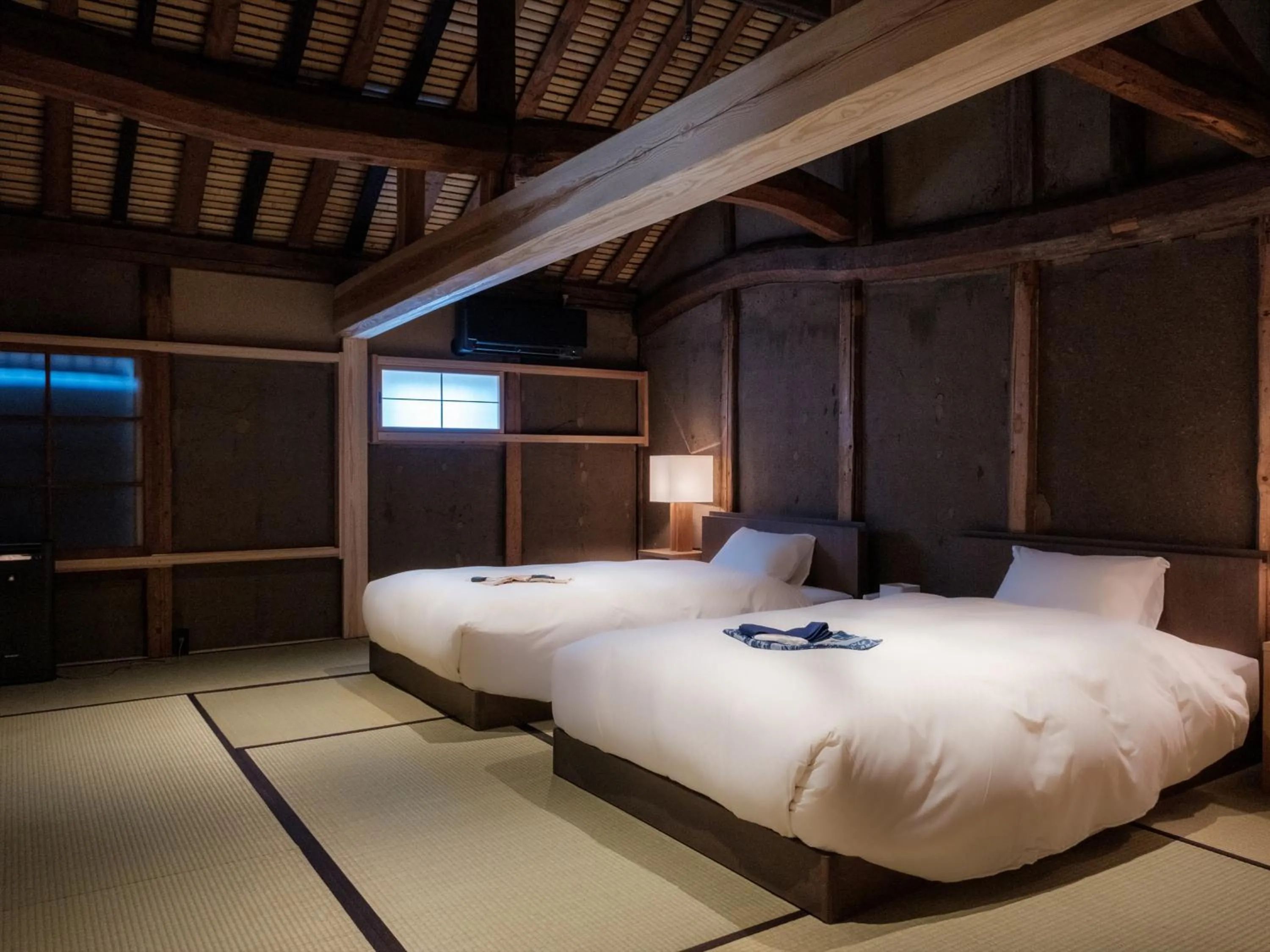 Bedroom, Bed in NIPPONIA HOTEL Yamefukushima Merchant Town