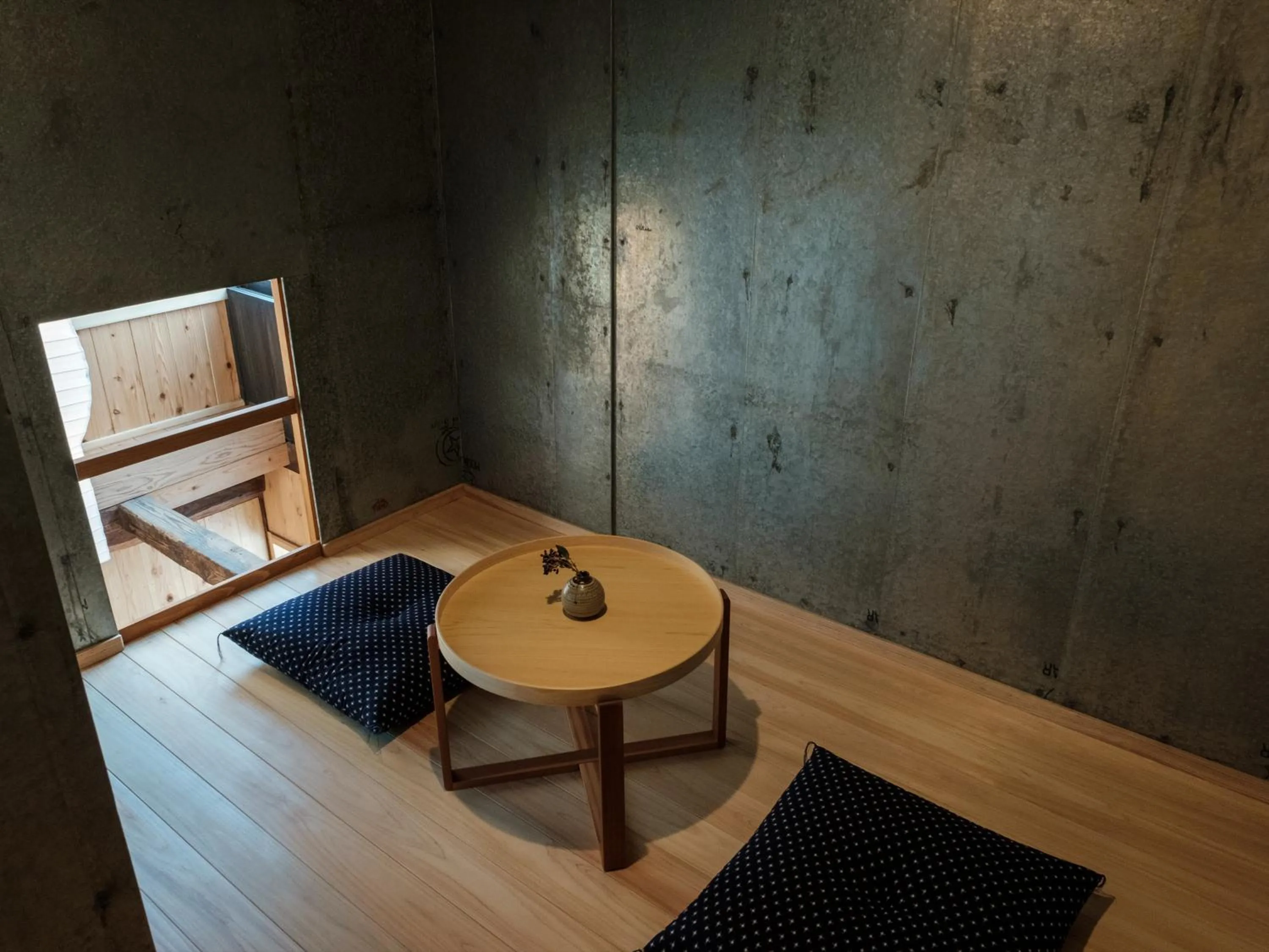 Seating area in NIPPONIA HOTEL Yamefukushima Merchant Town