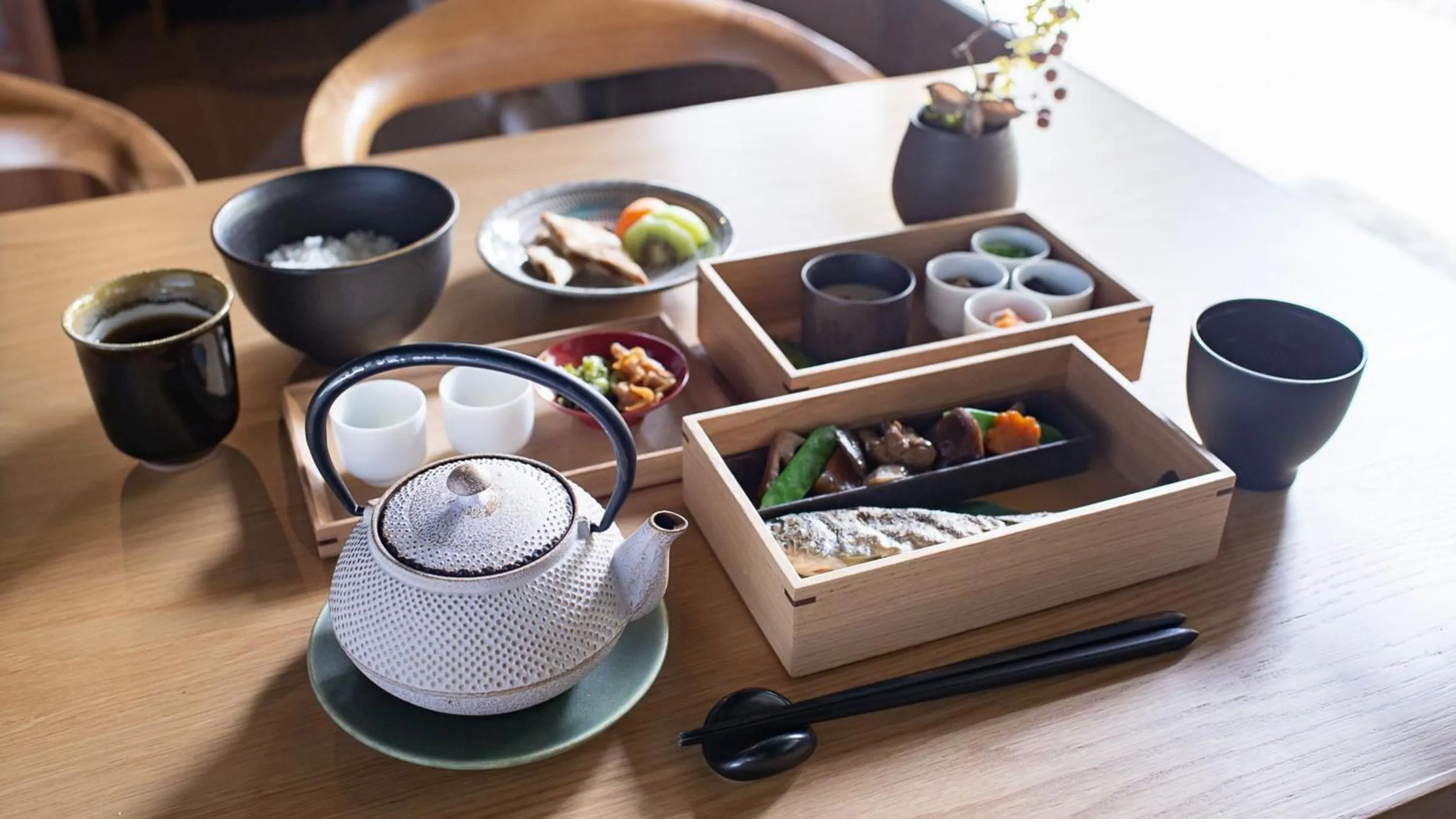 Breakfast in NIPPONIA HOTEL Yamefukushima Merchant Town