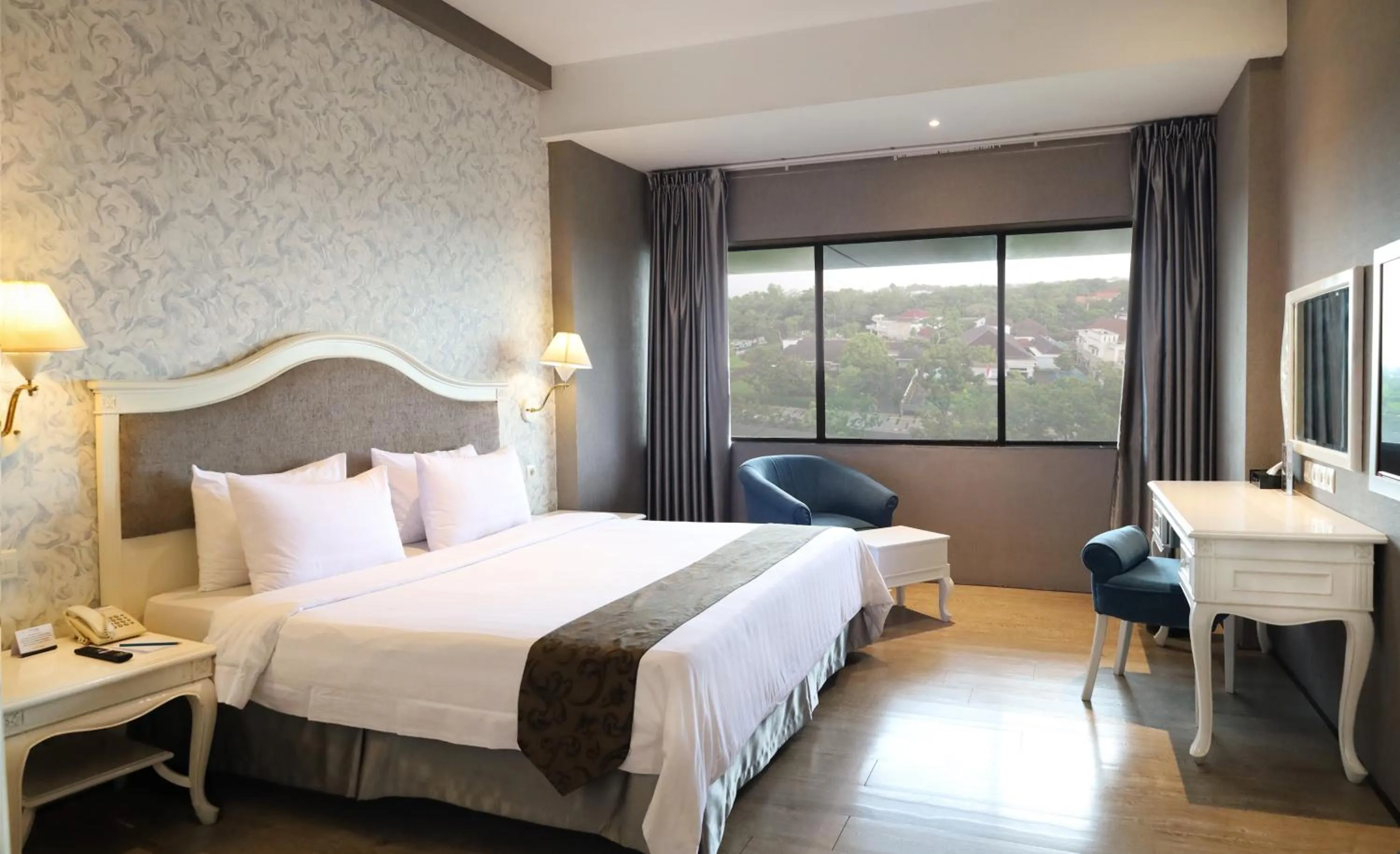 Photo of the whole room, Bed in Le Polonia Hotel & Convention Medan