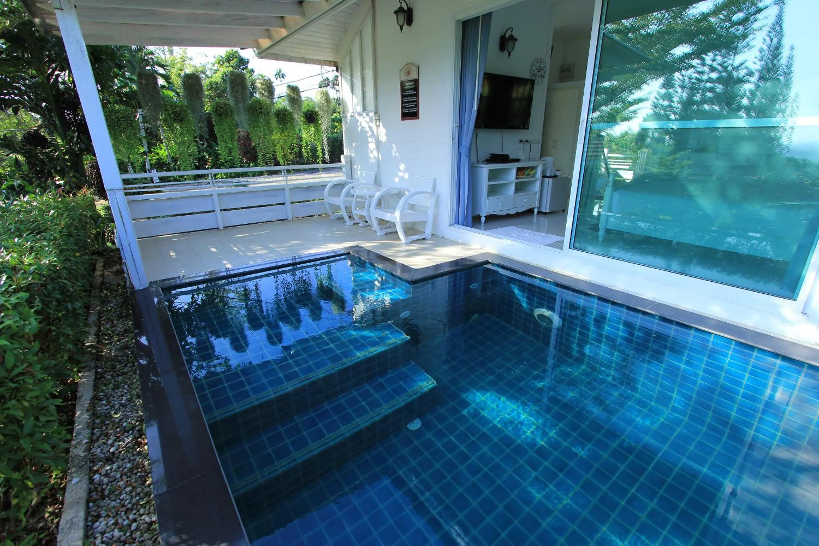 Balcony/Terrace in The Natural Garden Resort