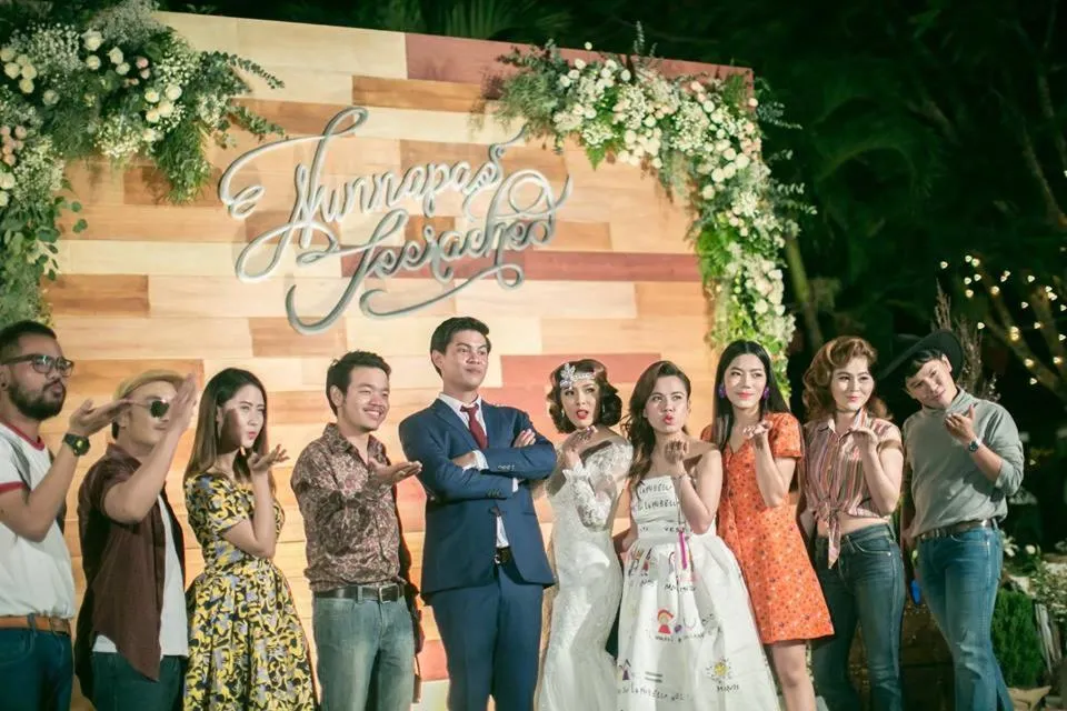 group of guests in The Natural Garden Resort