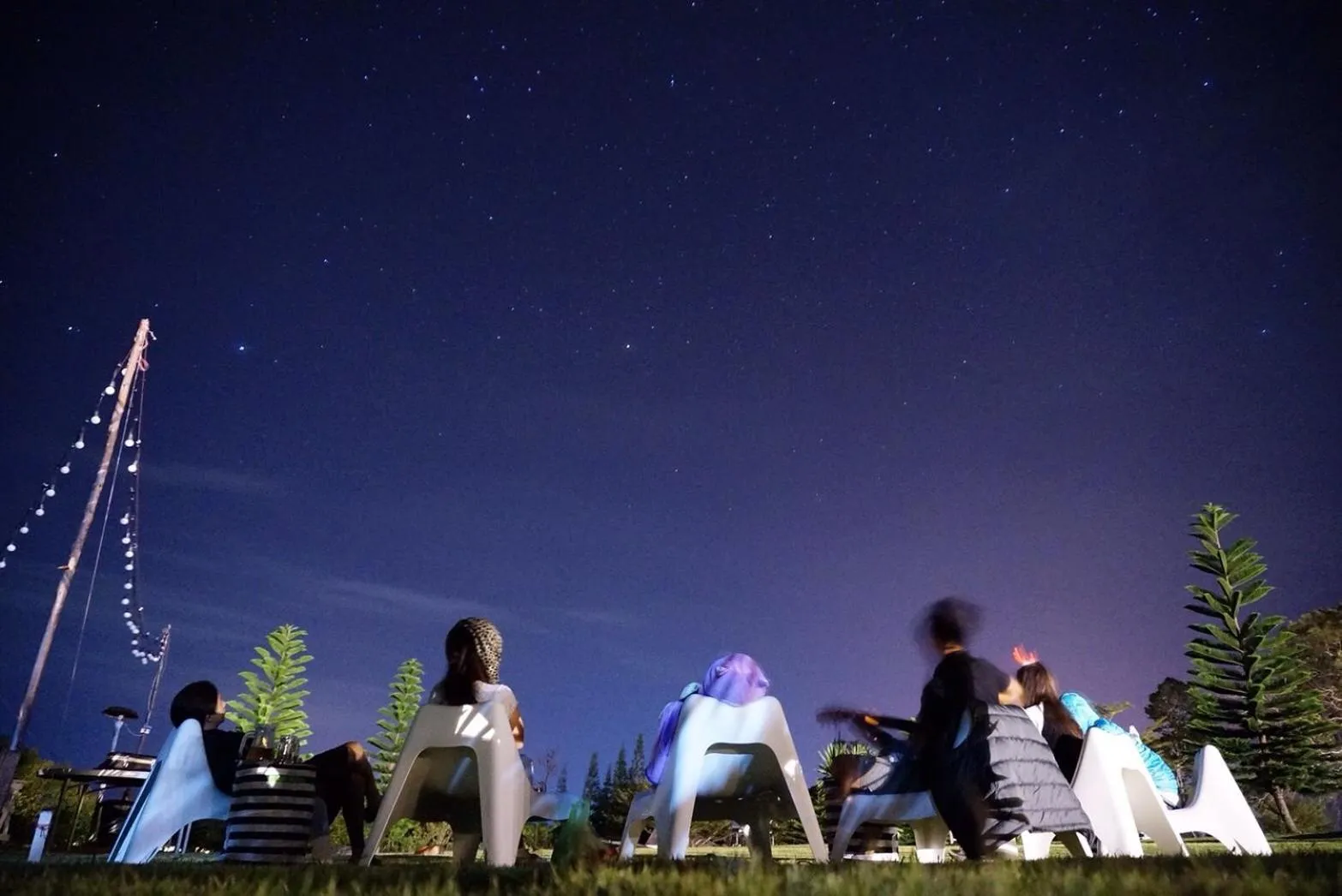 Night in The Natural Garden Resort