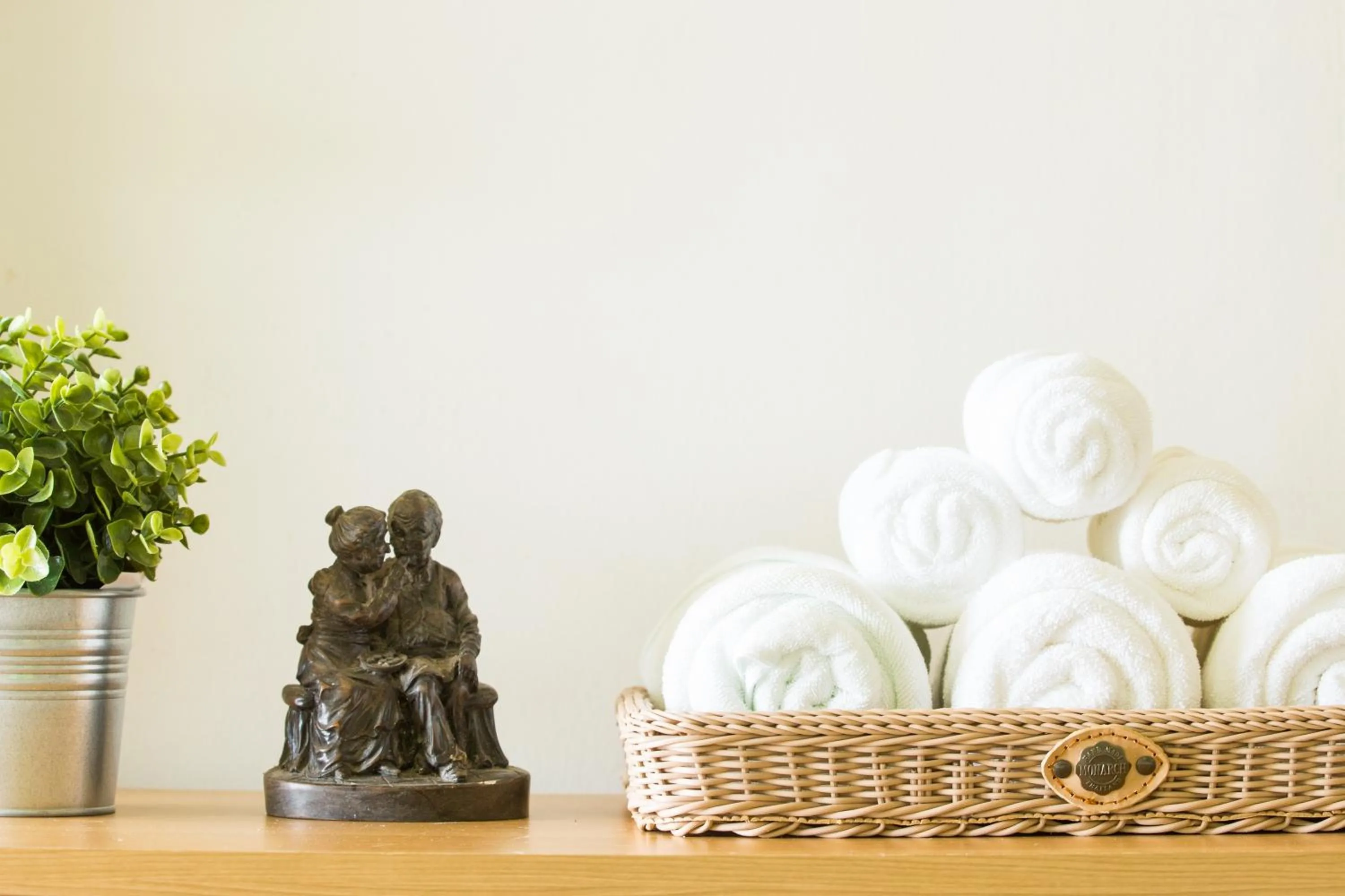 towels in The Natural Garden Resort