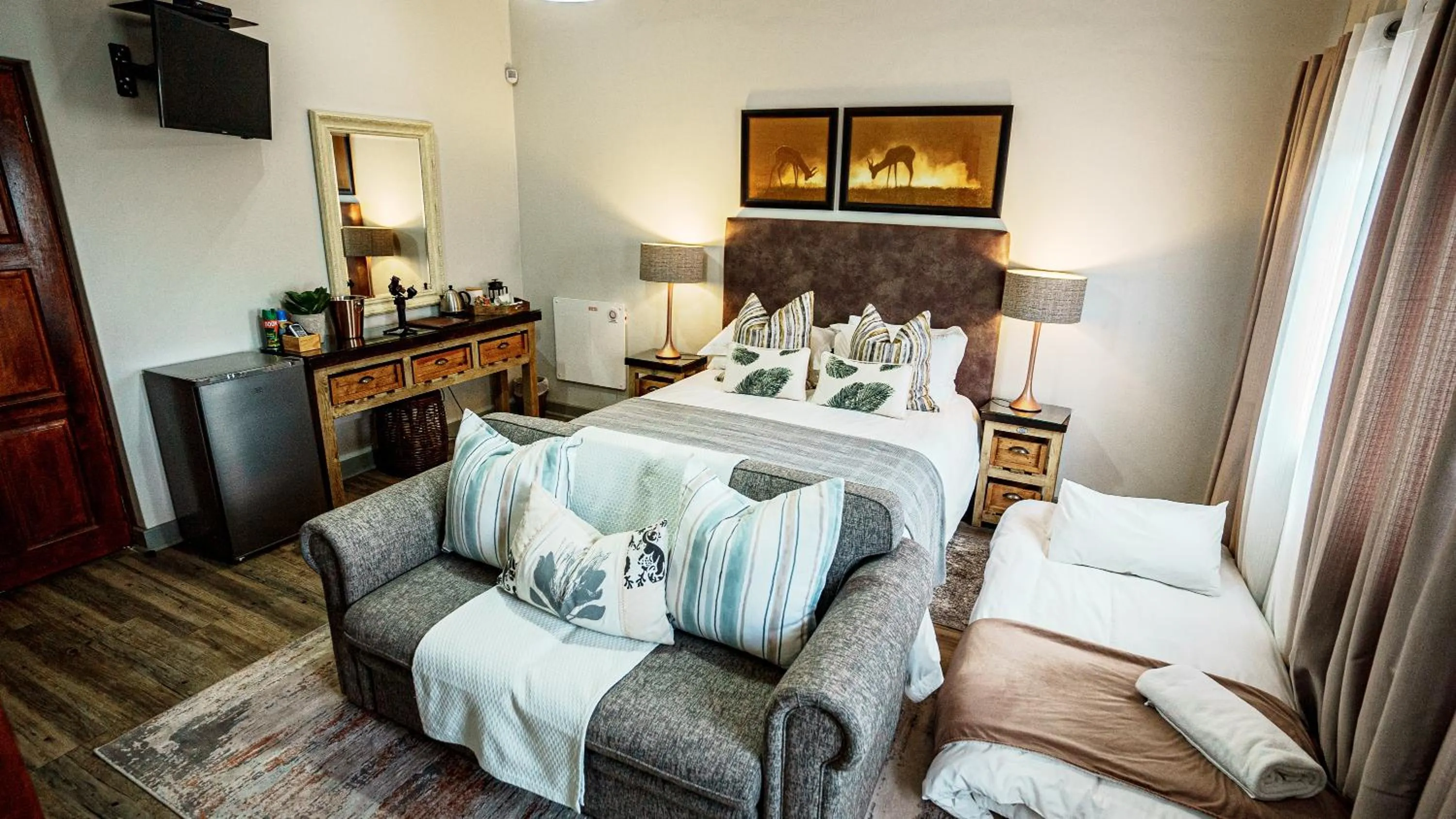 Bed in Jonkershoek Guest Farm