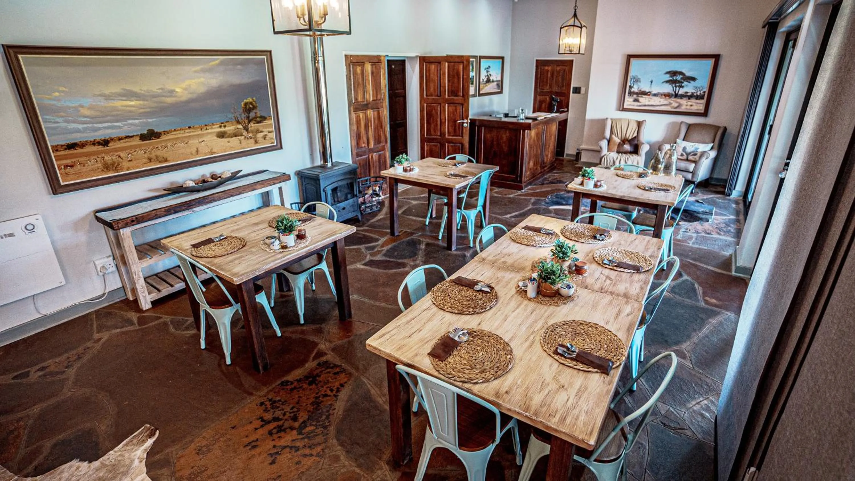 Dining area in Jonkershoek Guest Farm