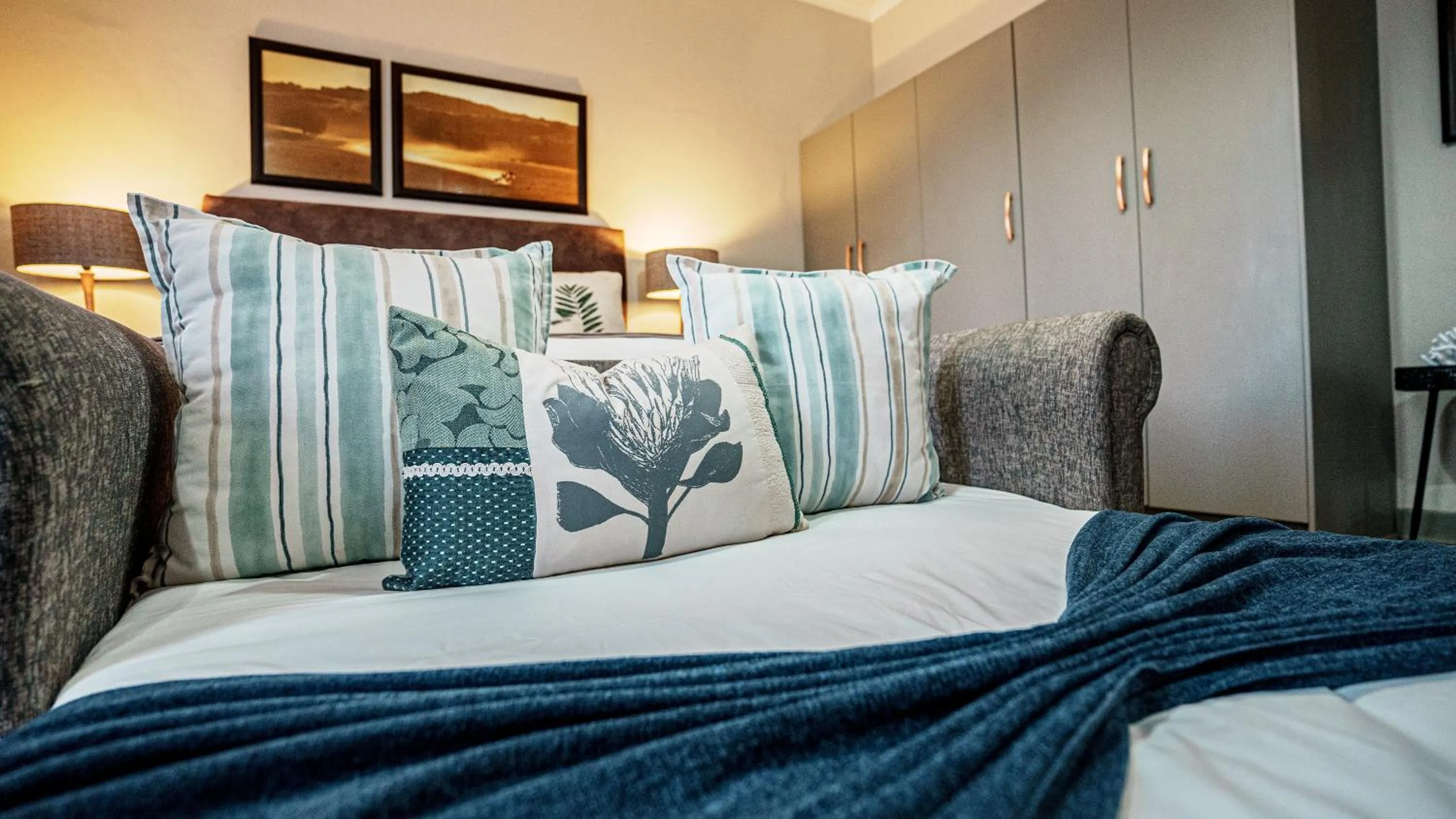 Bed in Jonkershoek Guest Farm