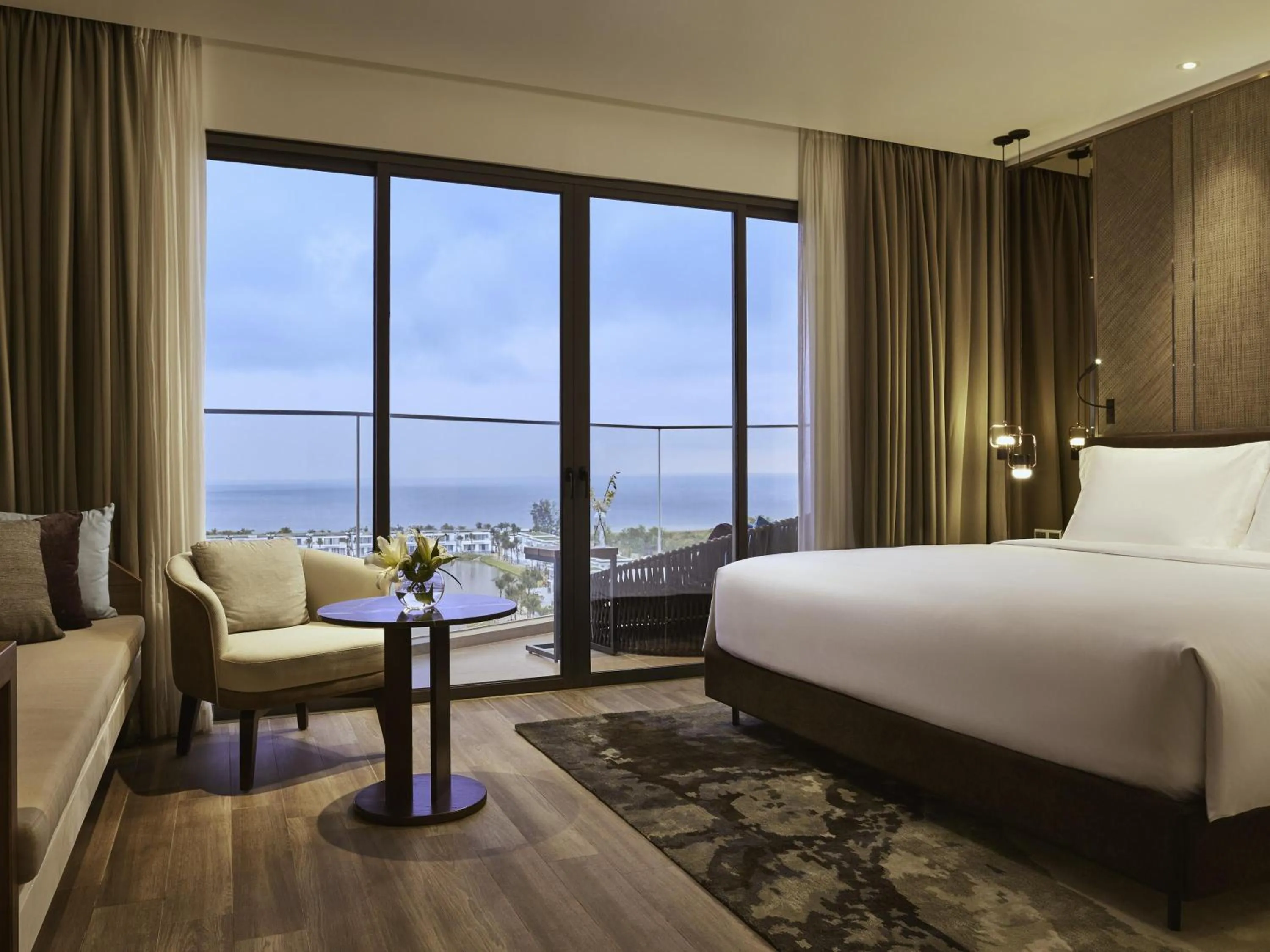 Bedroom, Bed in Mövenpick Villas & Residences Phu Quoc