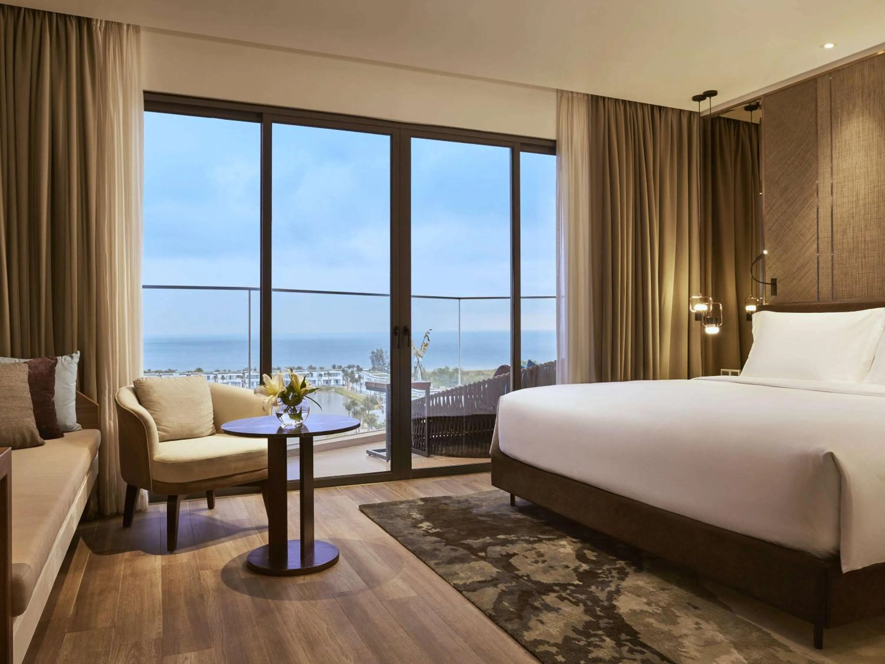 Bedroom, Bed in Mövenpick Villas & Residences Phu Quoc