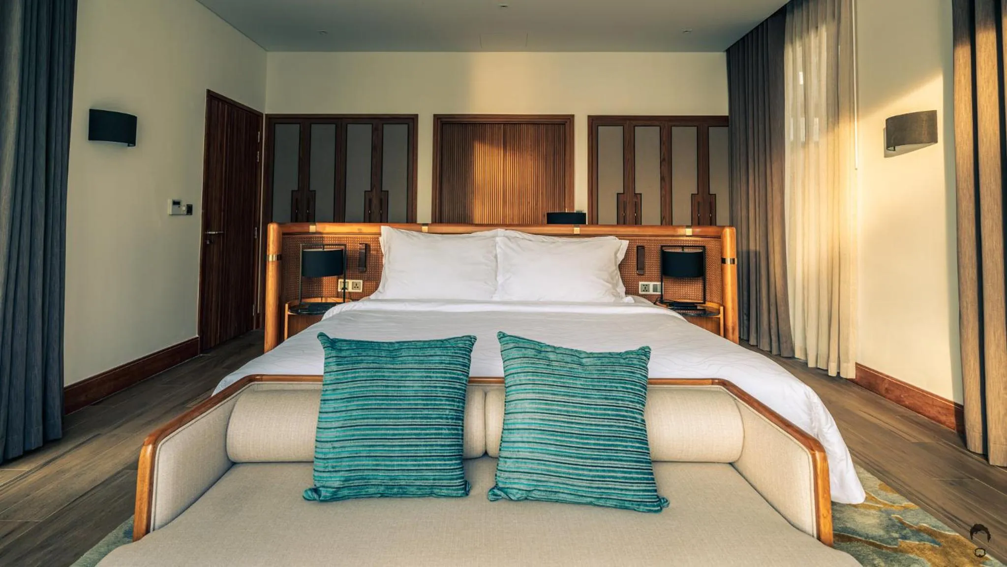 Bed in Mövenpick Villas & Residences Phu Quoc