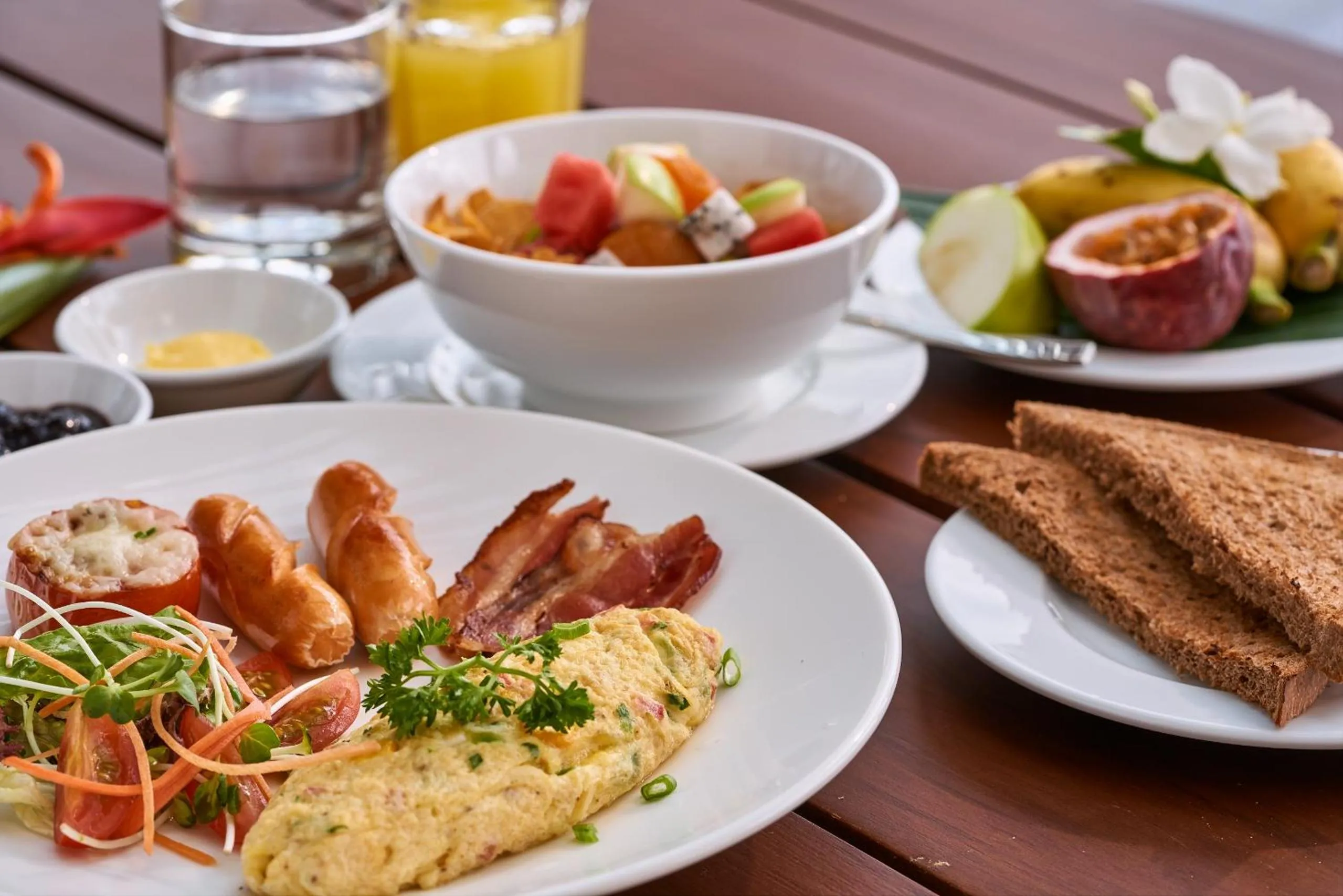 Breakfast in Mövenpick Villas & Residences Phu Quoc