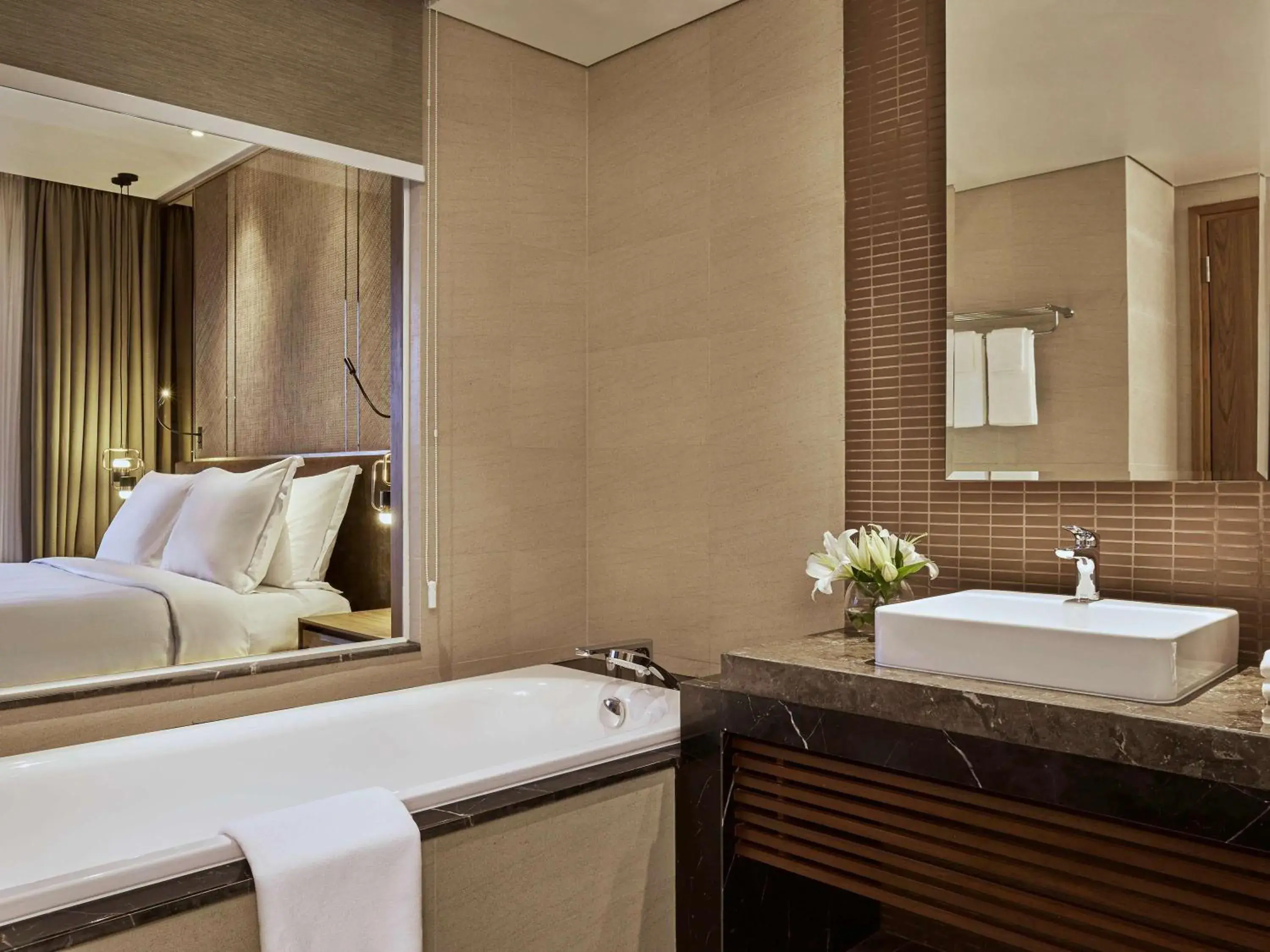 King Studio with Balcony and Sea view in Mövenpick Villas & Residences Phu Quoc King Studio with Balcony and Sea view in Mövenpick Villas & Residences Phu Quoc