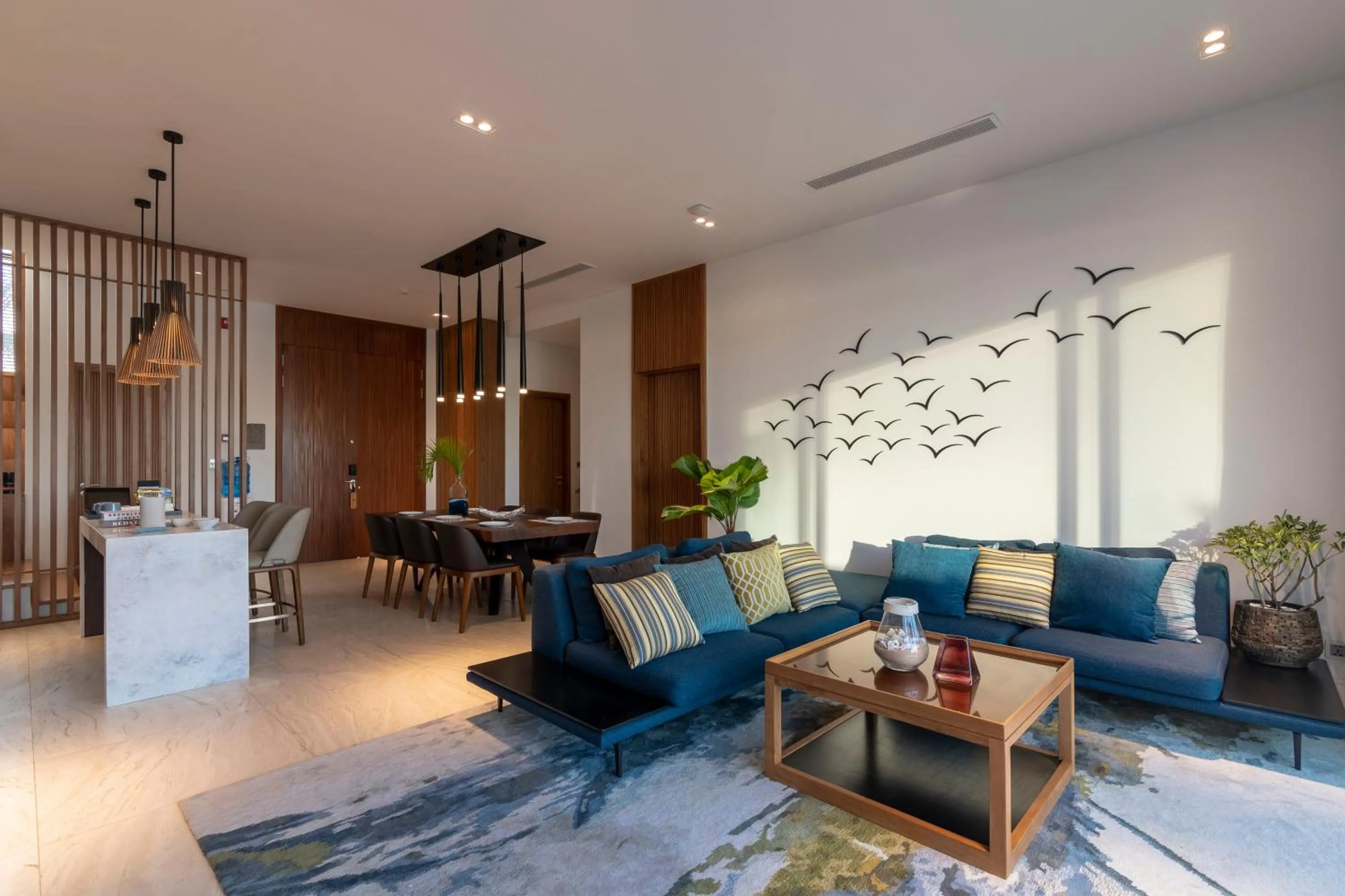 Living room in Mövenpick Villas & Residences Phu Quoc