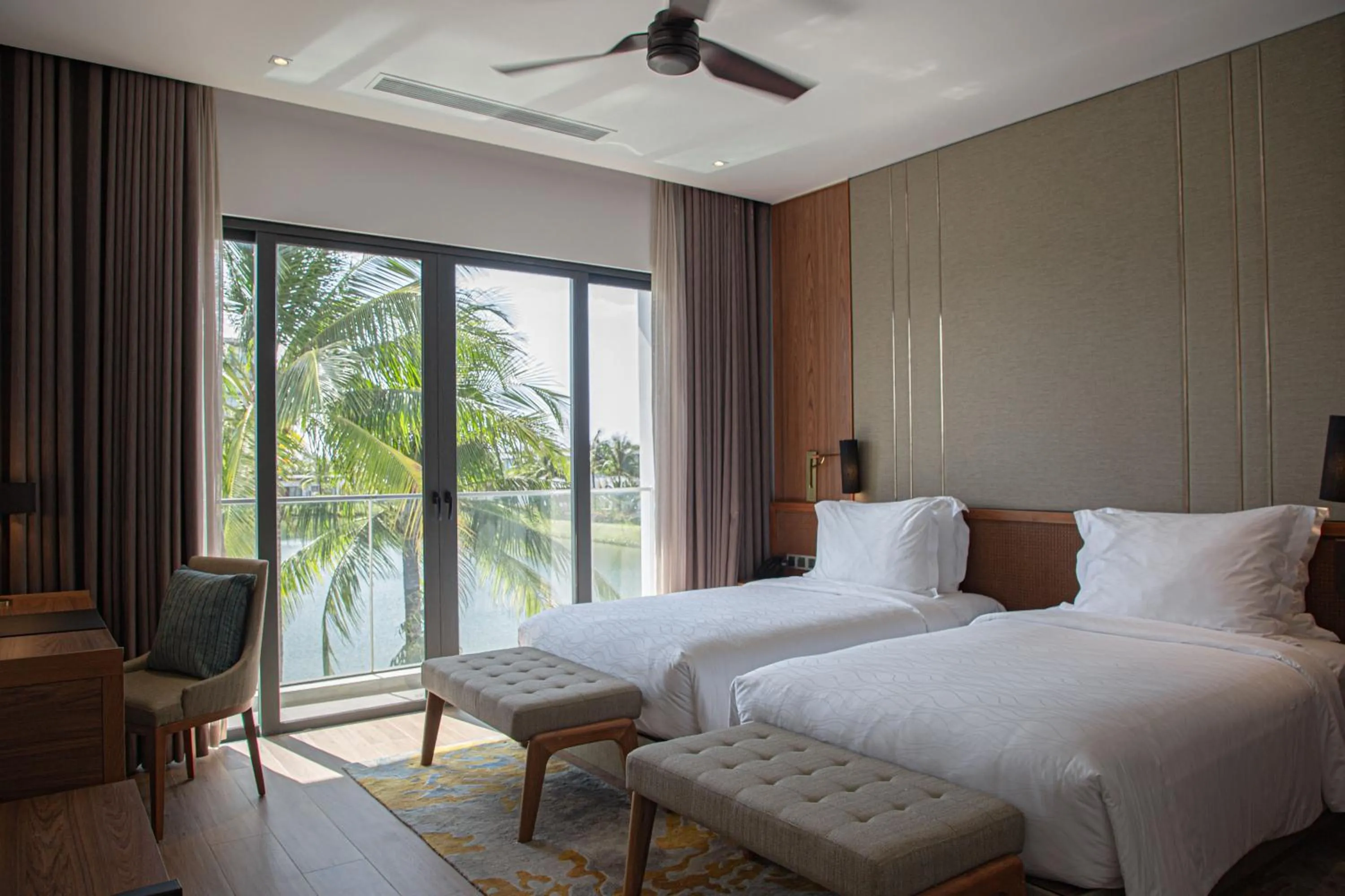 Bedroom, Bed in Mövenpick Villas & Residences Phu Quoc