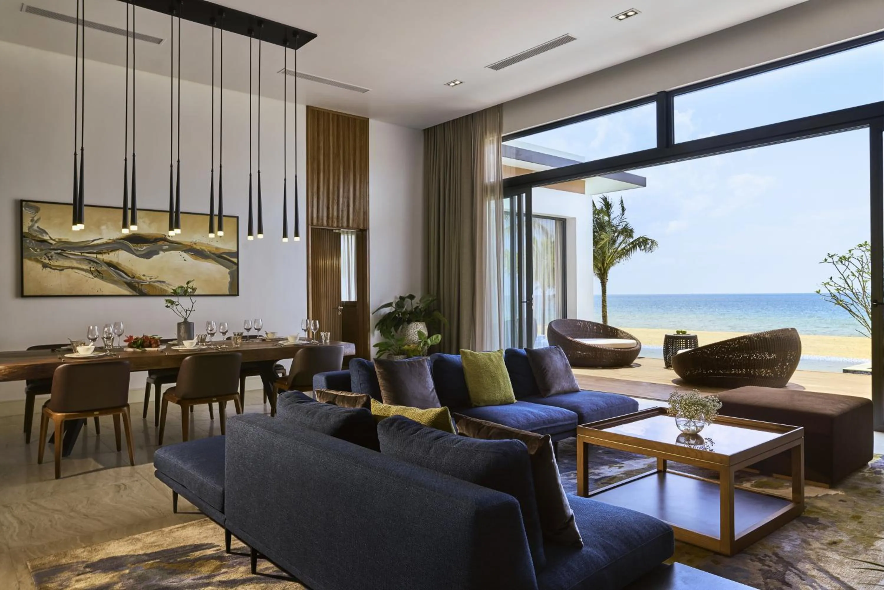 Living room in Mövenpick Villas & Residences Phu Quoc
