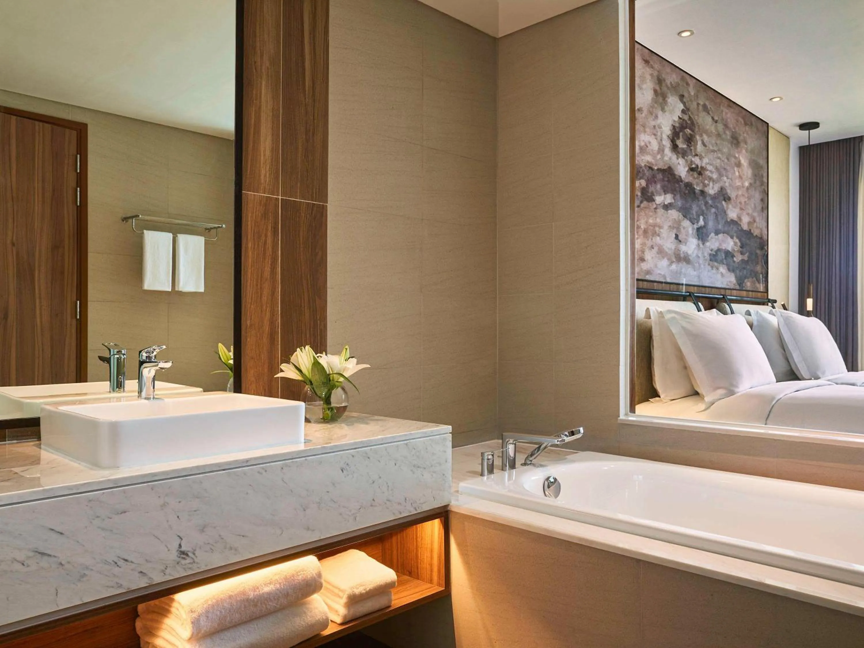 Superior Twin Room with Balcony and Garden View in Mövenpick Resort Waverly Phu Quoc